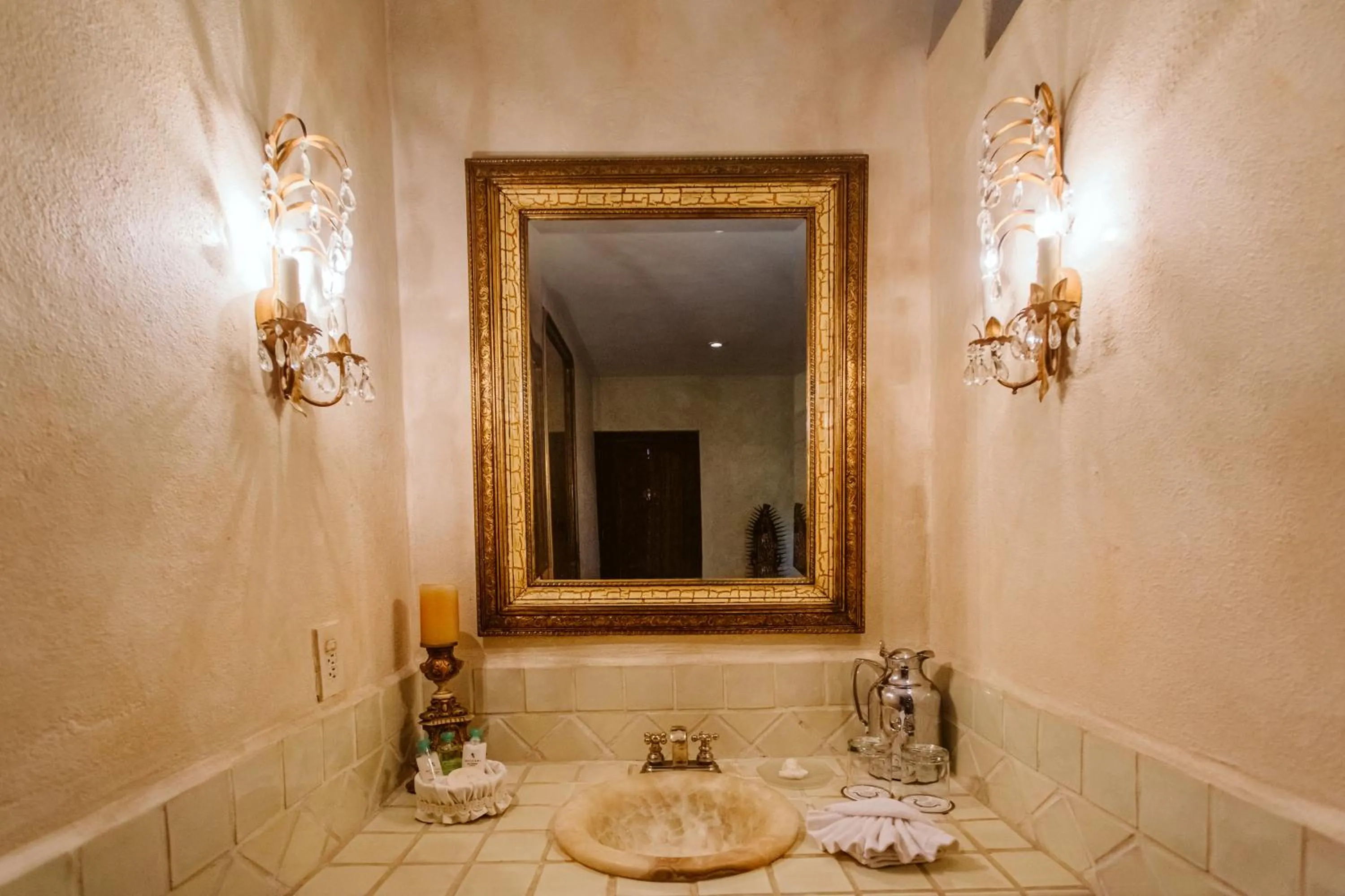 Bathroom in Hacienda San Angel