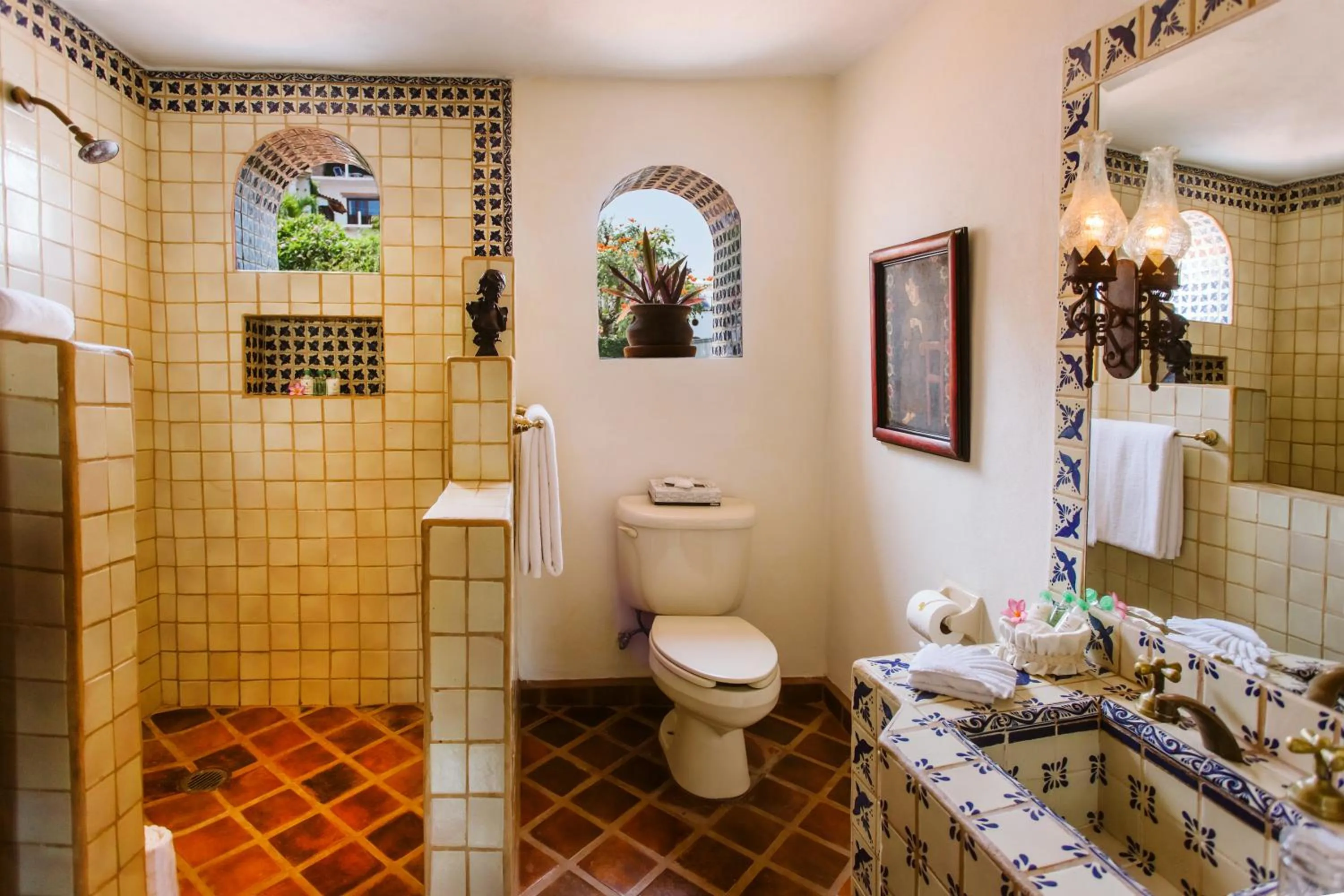Bathroom in Hacienda San Angel