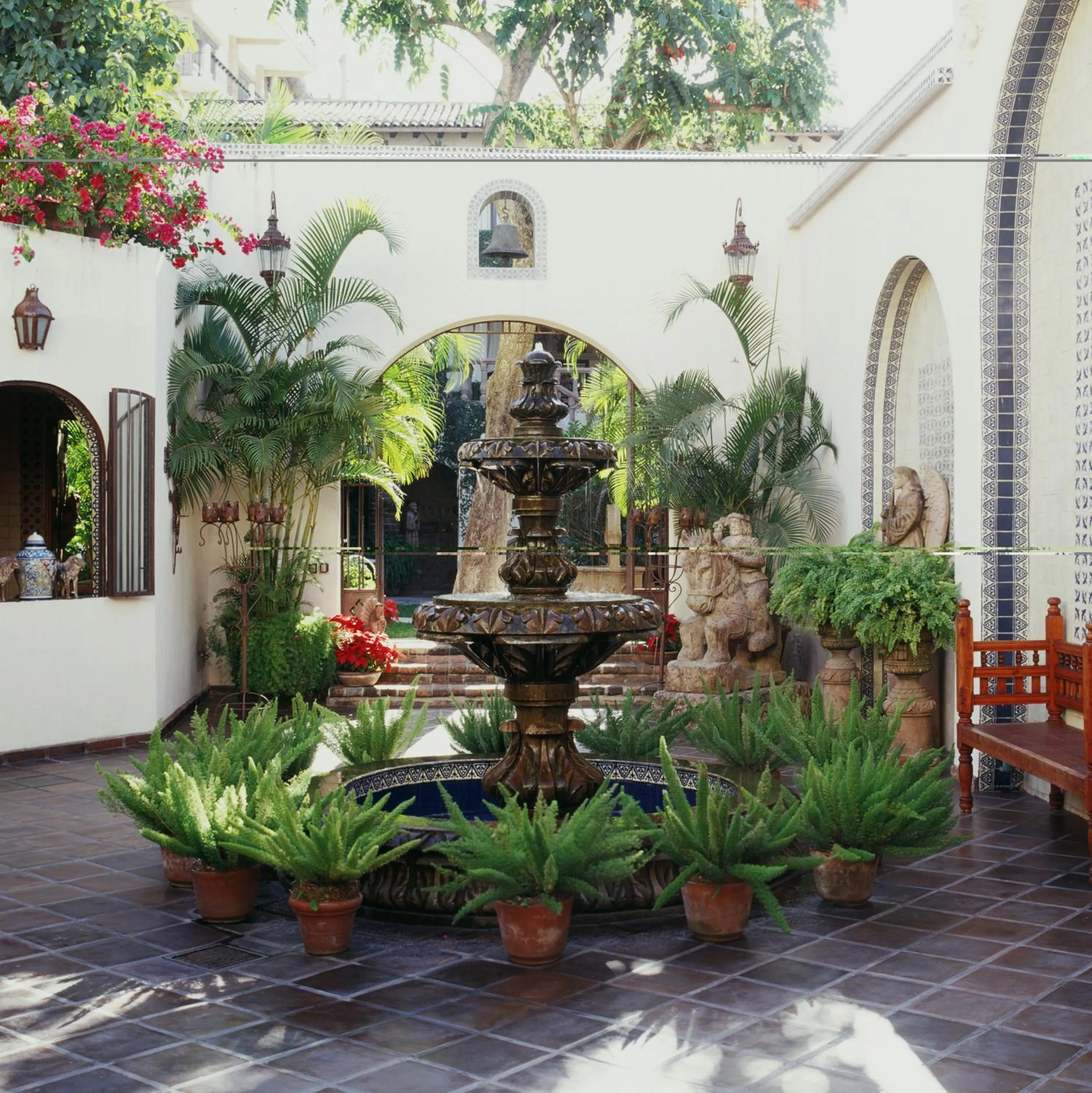 Patio in Hacienda San Angel
