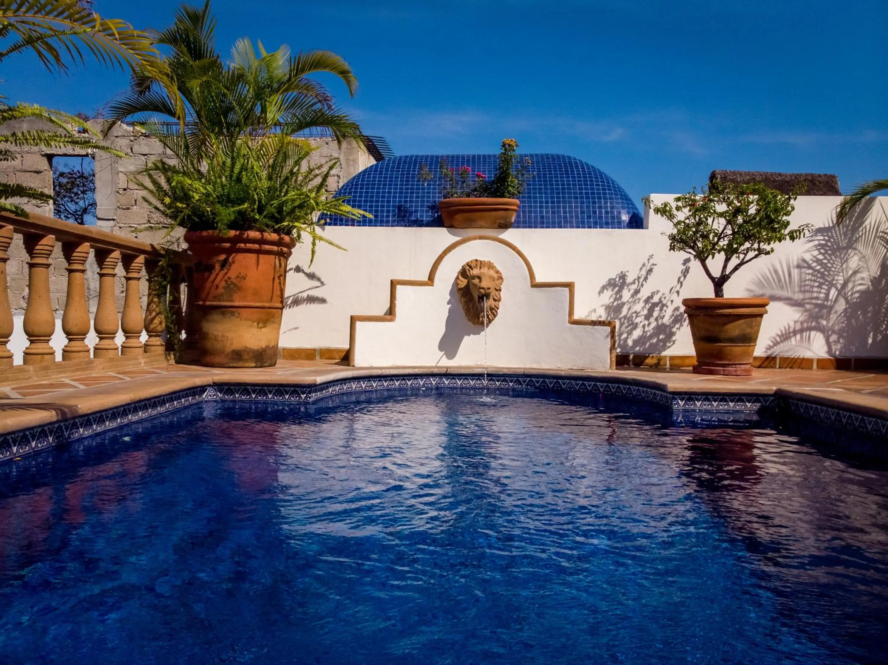 Swimming pool in Hacienda San Angel