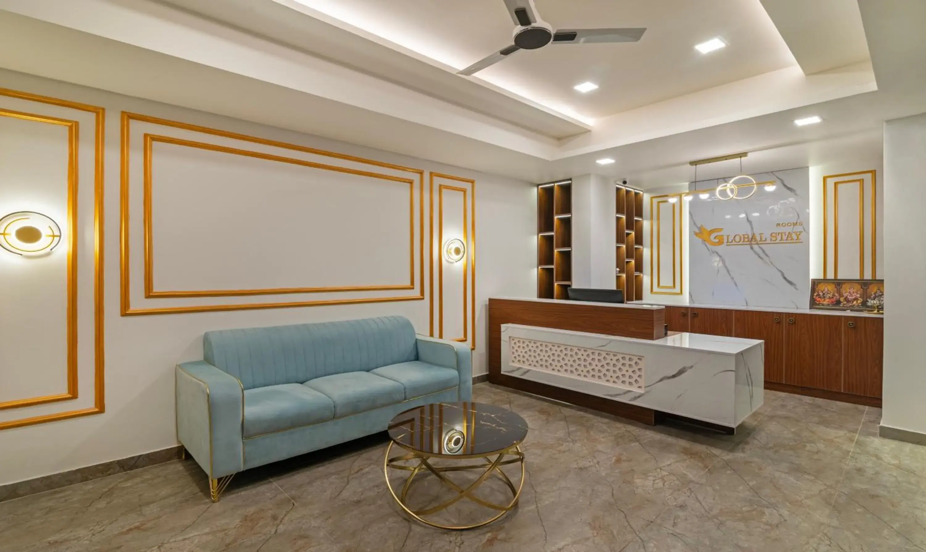 Lobby or reception in Treebo Global Stay, Jayanagar Lobby or reception in Treebo Global Stay, Jayanagar