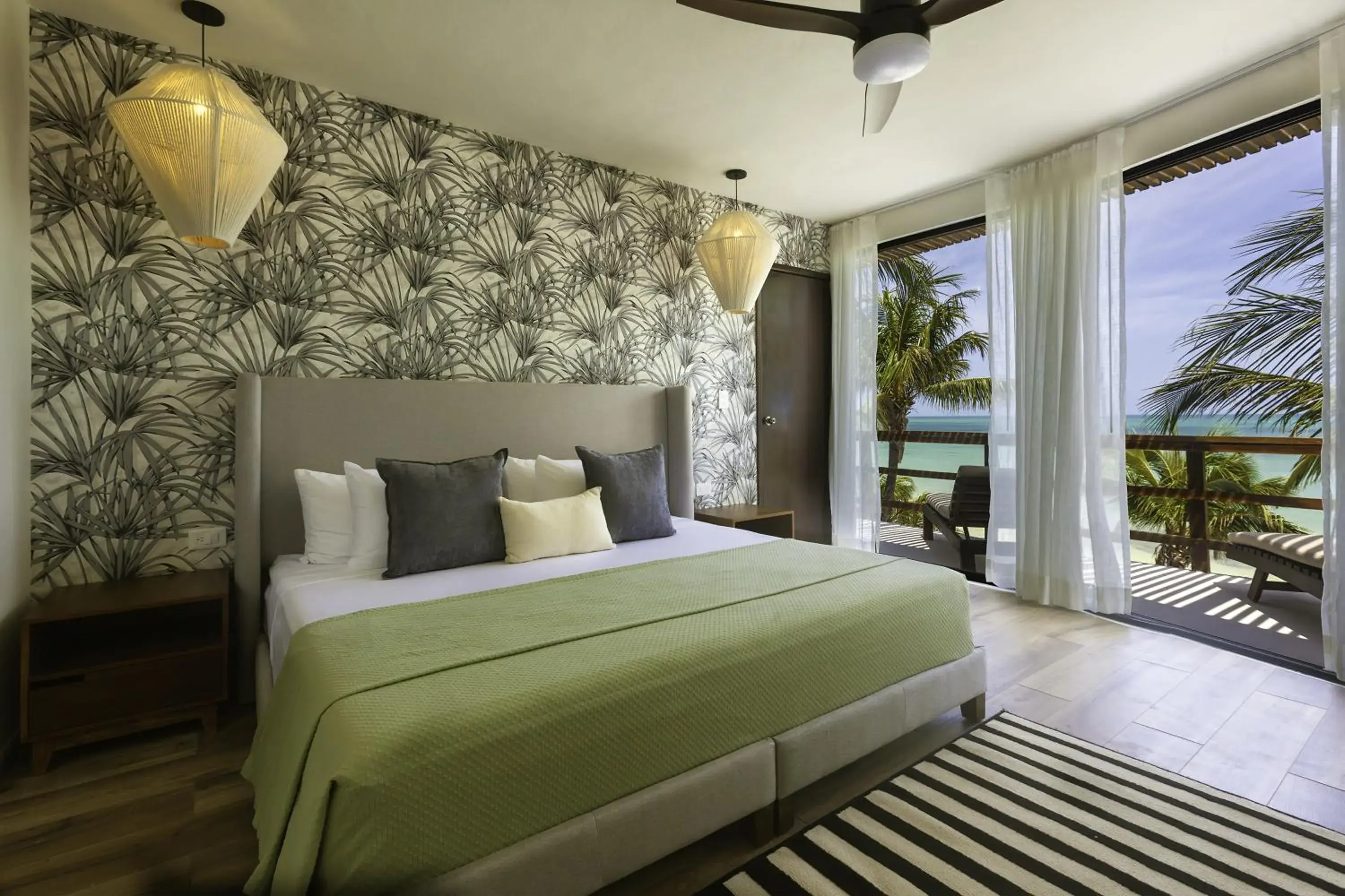 View (from property/room), Bed in Beachfront Hotel La Palapa - Adults Only View (from property/room), Bed in Beachfront Hotel La Palapa - Adults Only