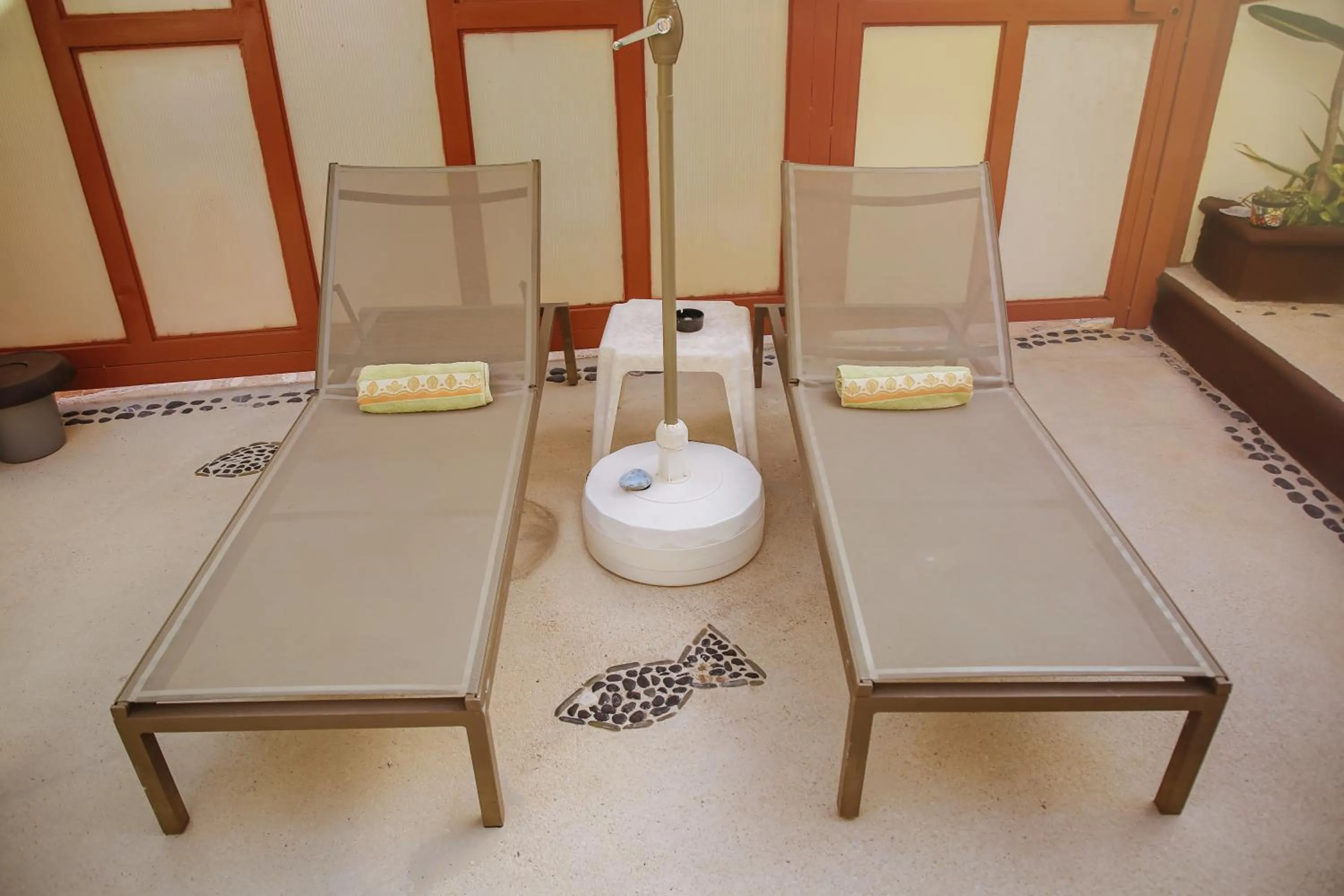 Seating area in Casa Saab