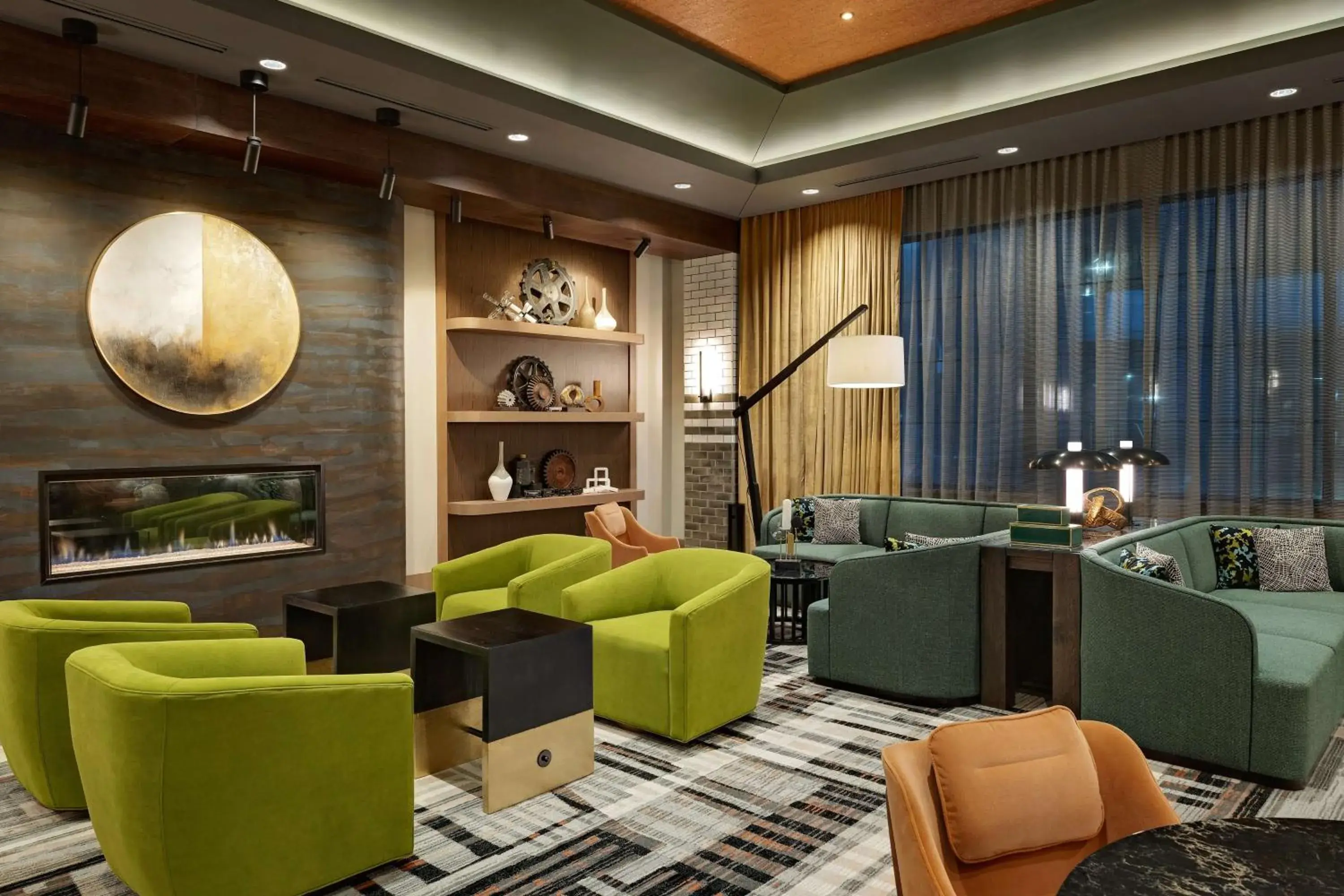 Lobby or reception in Hotel Nickel Plate Fishers, Tapestry Collection By Hilton Lobby or reception in Hotel Nickel Plate Fishers, Tapestry Collection By Hilton