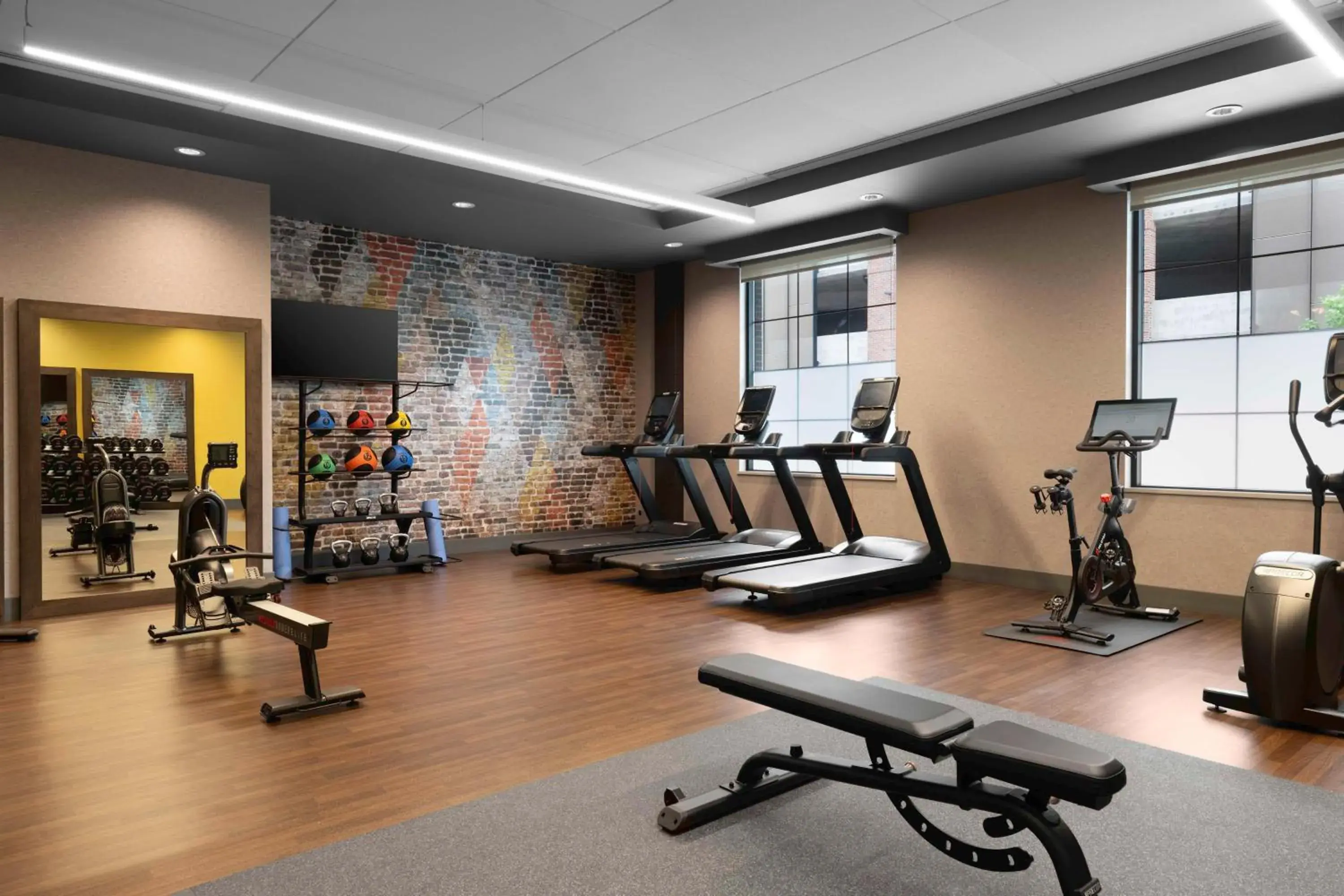 Fitness centre/facilities in Hotel Nickel Plate Fishers, Tapestry Collection By Hilton Fitness centre/facilities in Hotel Nickel Plate Fishers, Tapestry Collection By Hilton