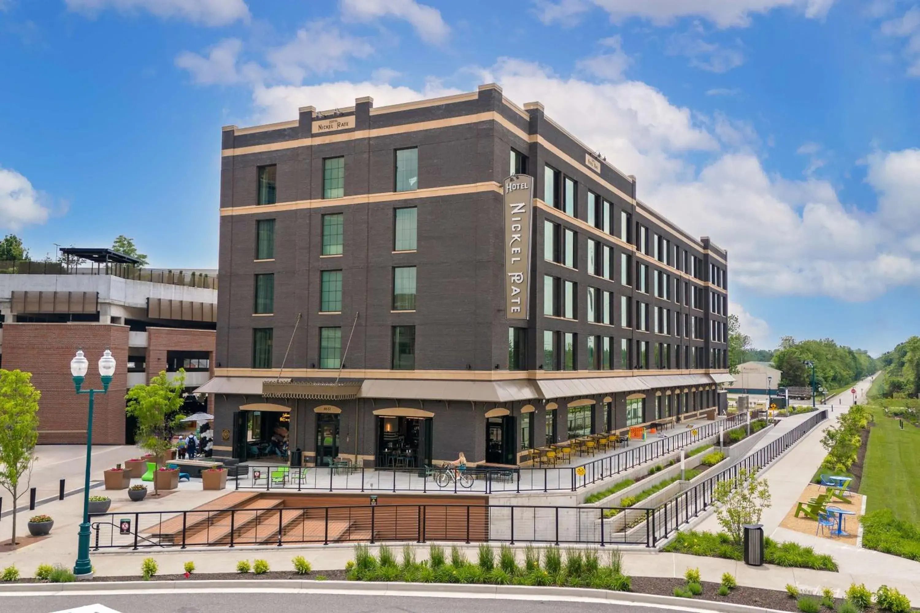 Property building in Hotel Nickel Plate Fishers, Tapestry Collection By Hilton Property building in Hotel Nickel Plate Fishers, Tapestry Collection By Hilton