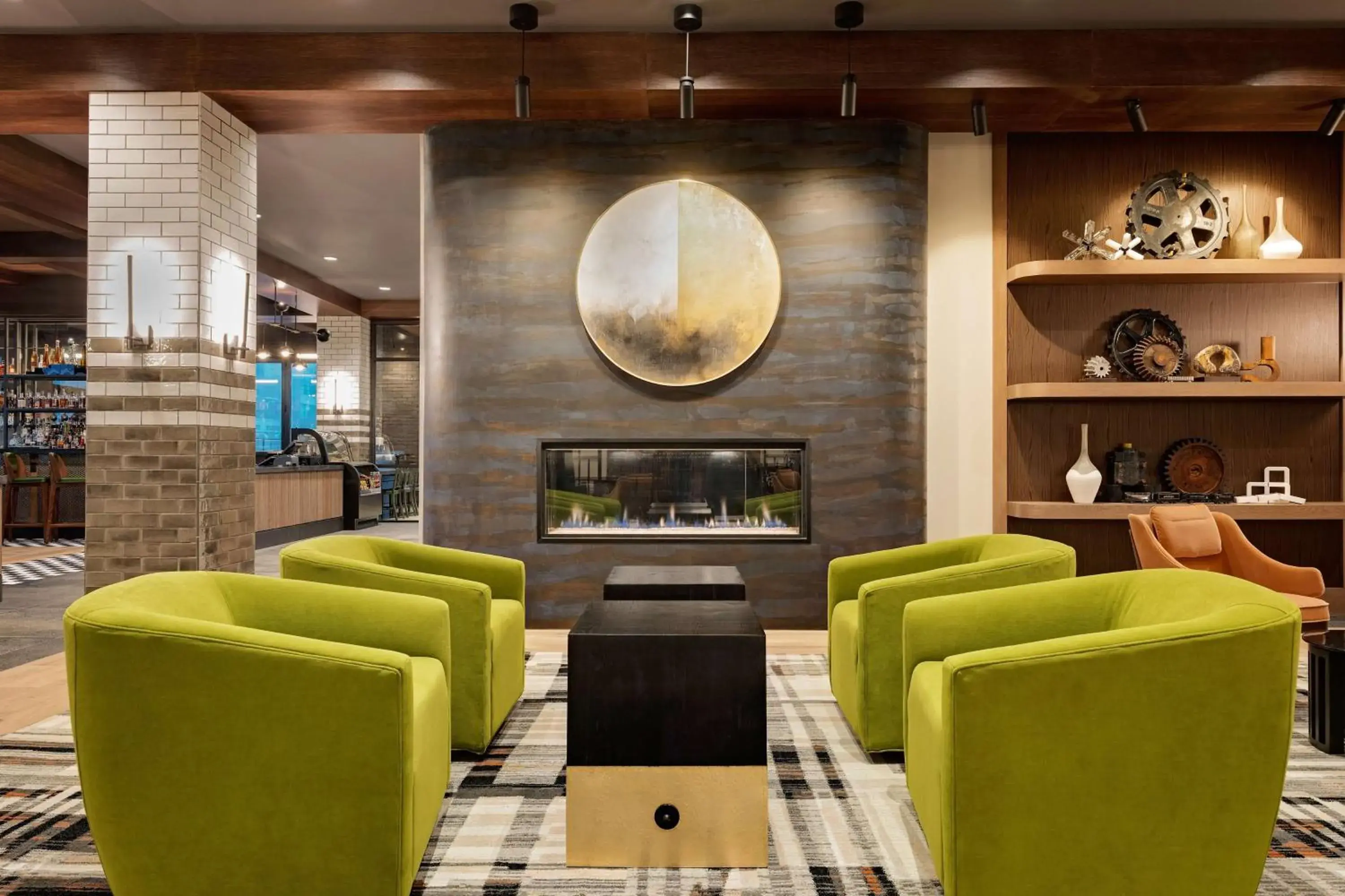Lobby or reception in Hotel Nickel Plate Fishers, Tapestry Collection By Hilton Lobby or reception in Hotel Nickel Plate Fishers, Tapestry Collection By Hilton