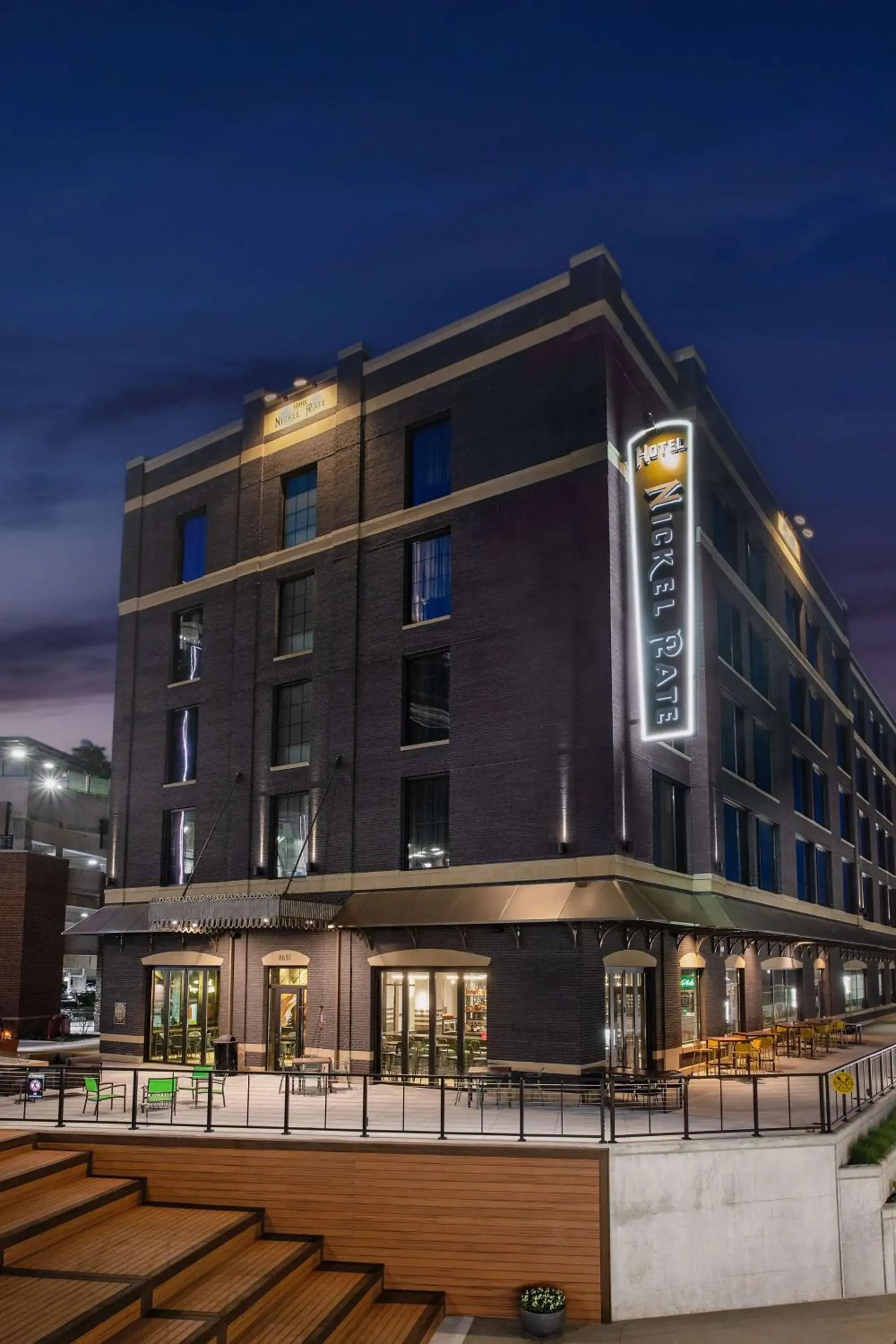 Property building in Hotel Nickel Plate Fishers, Tapestry Collection By Hilton Property building in Hotel Nickel Plate Fishers, Tapestry Collection By Hilton