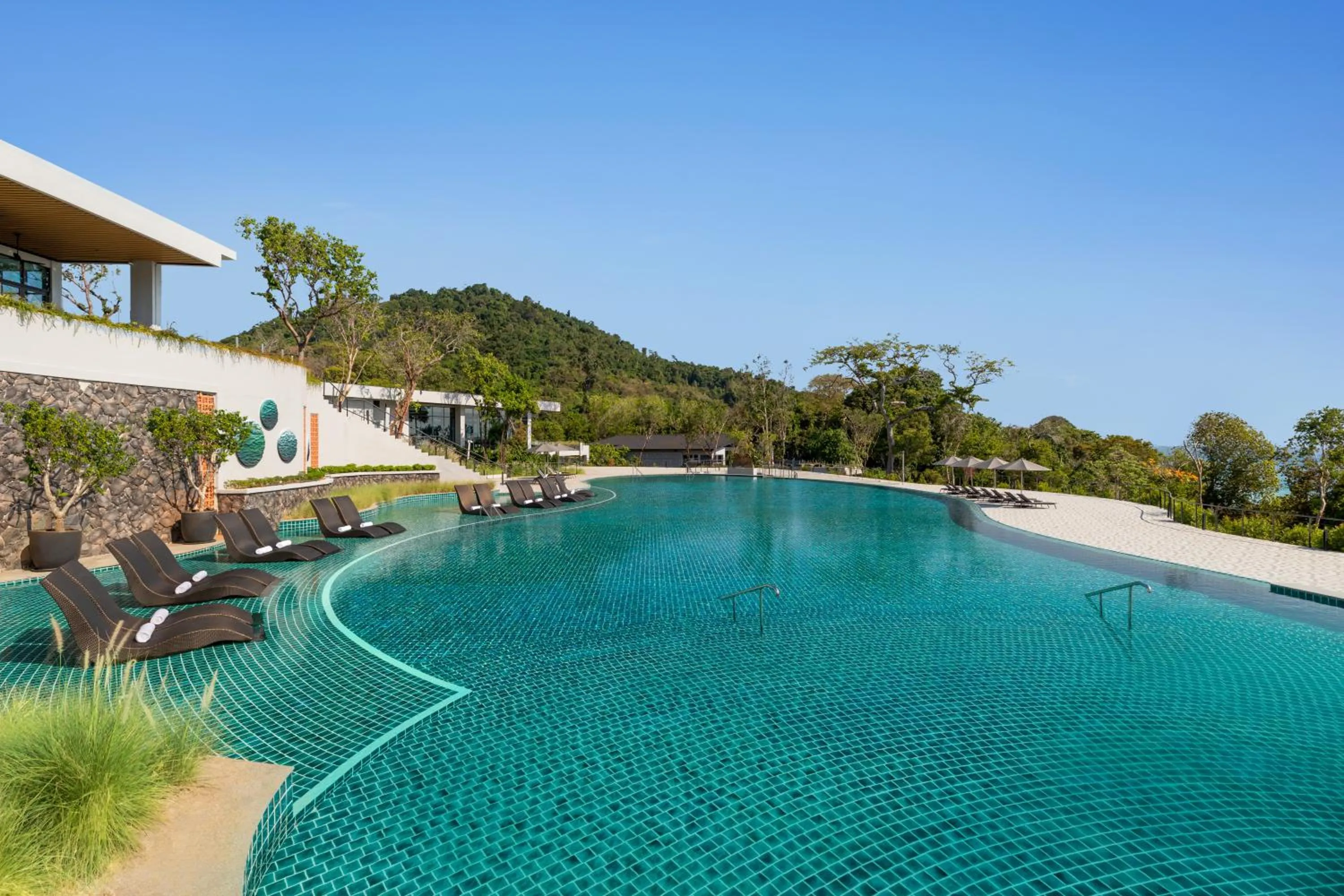 Pool view in Perhentian Marriott Resort & Spa