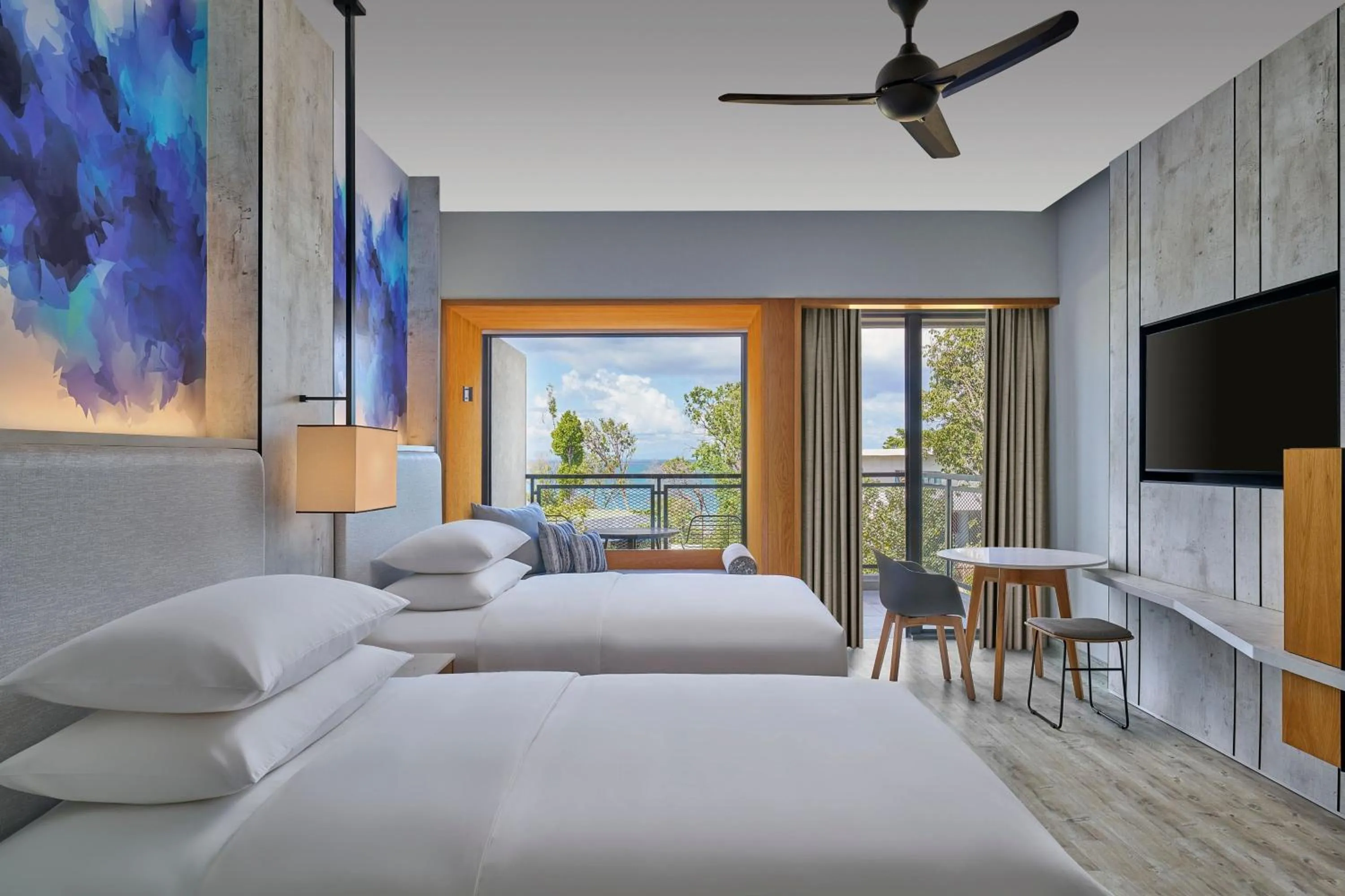 Photo of the whole room, Bed in Perhentian Marriott Resort & Spa