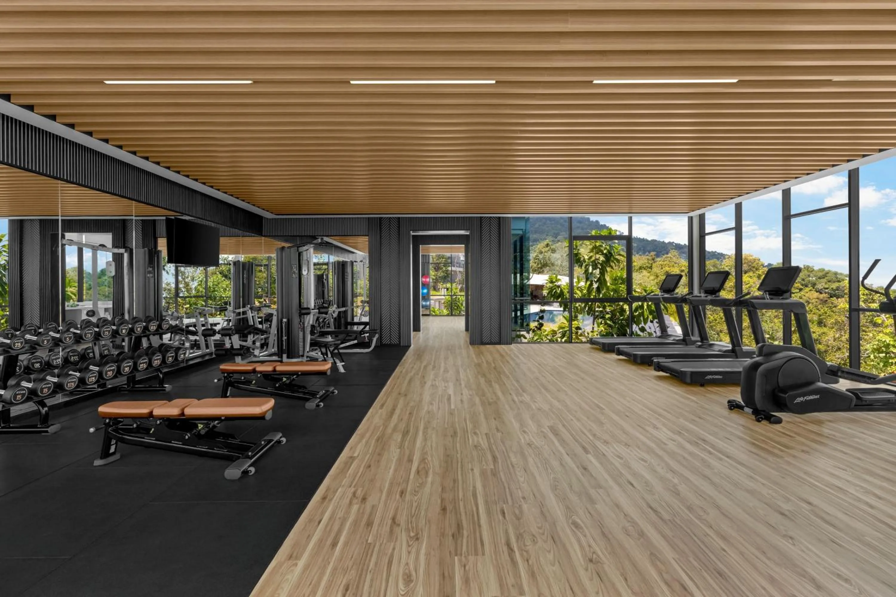 Fitness centre/facilities in Perhentian Marriott Resort & Spa