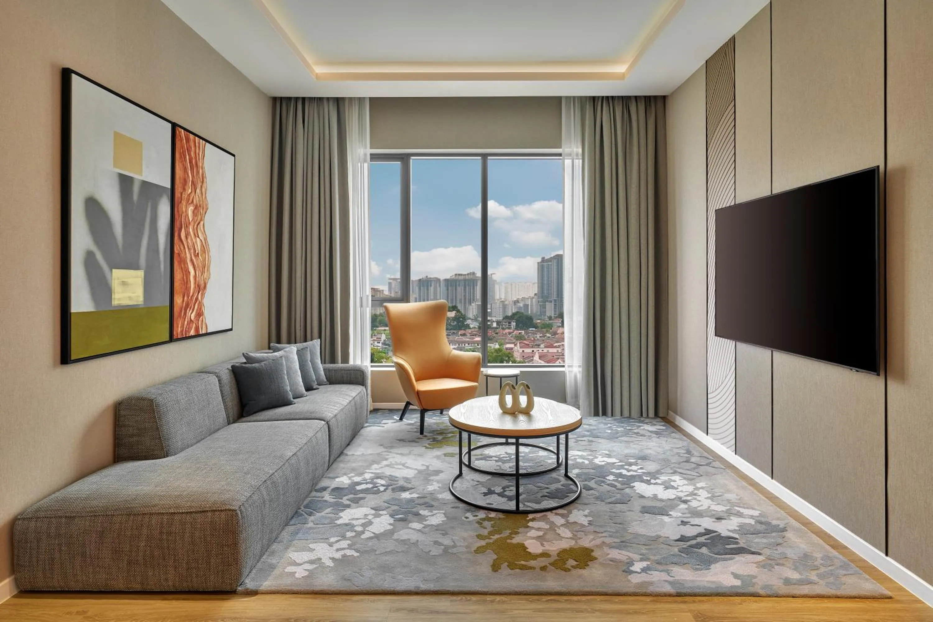 Living room in Courtyard by Marriott Kuala Lumpur South