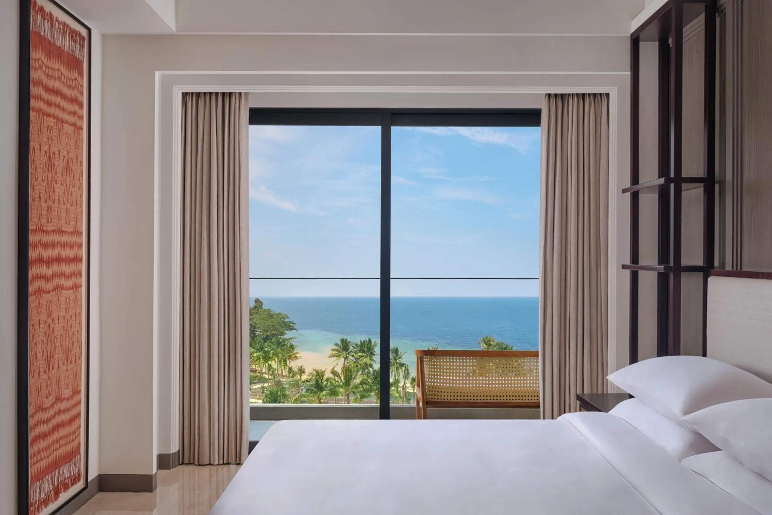Premium Double Room with Two Double Beds and Ocean View in Lampung Marriott Resort & Spa Premium Double Room with Two Double Beds and Ocean View in Lampung Marriott Resort & Spa
