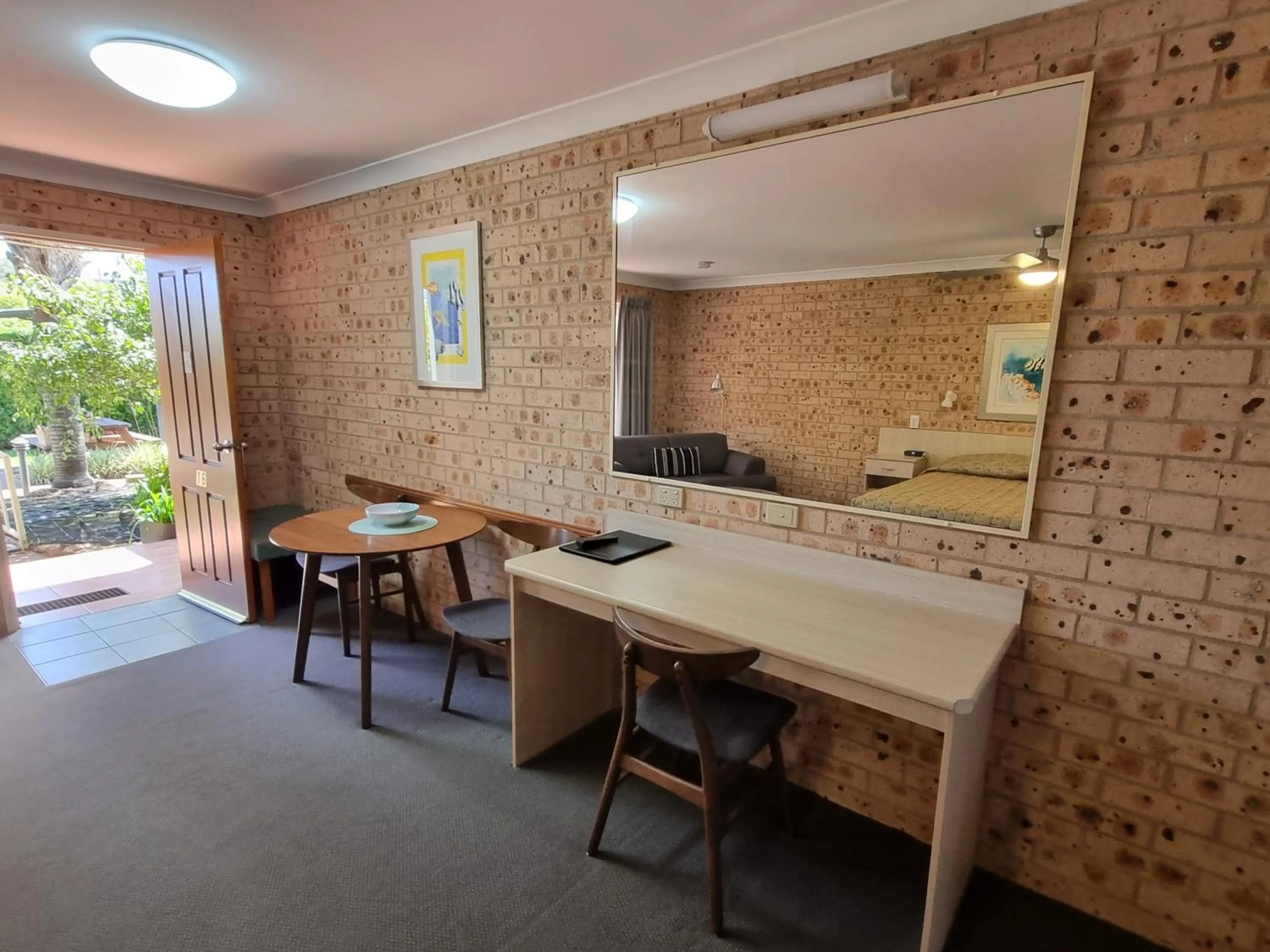 Seating area in Cardiff Motor Inn