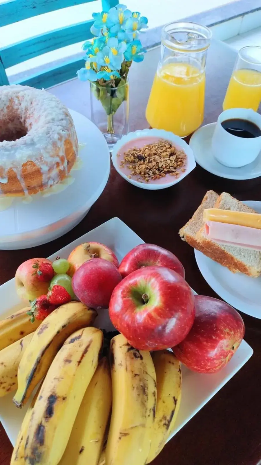 Breakfast in Terra Nova Cabo Frio Front Beach Breakfast in Terra Nova Cabo Frio Front Beach