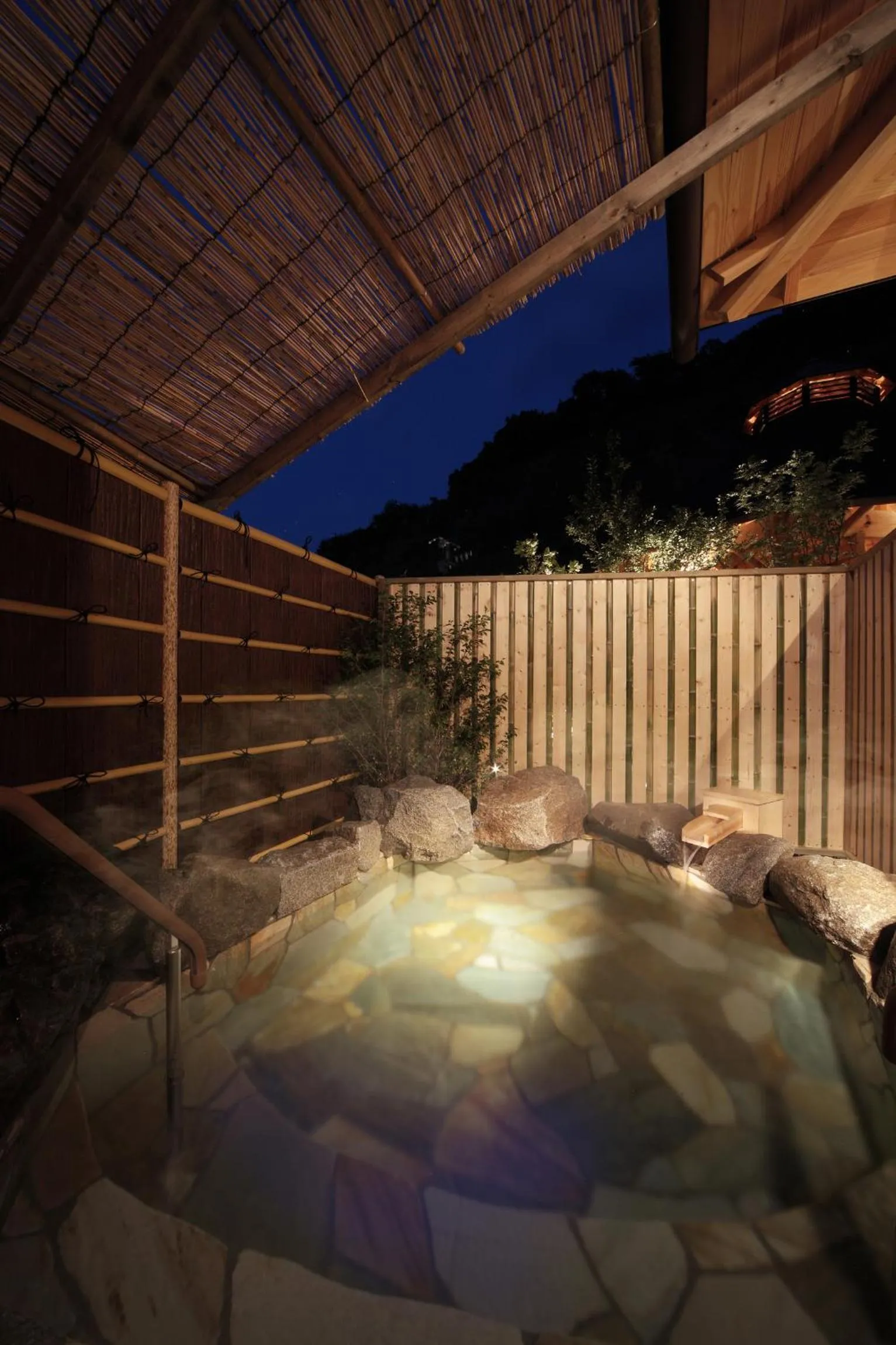 Hot Spring Bath in Hotel Shion