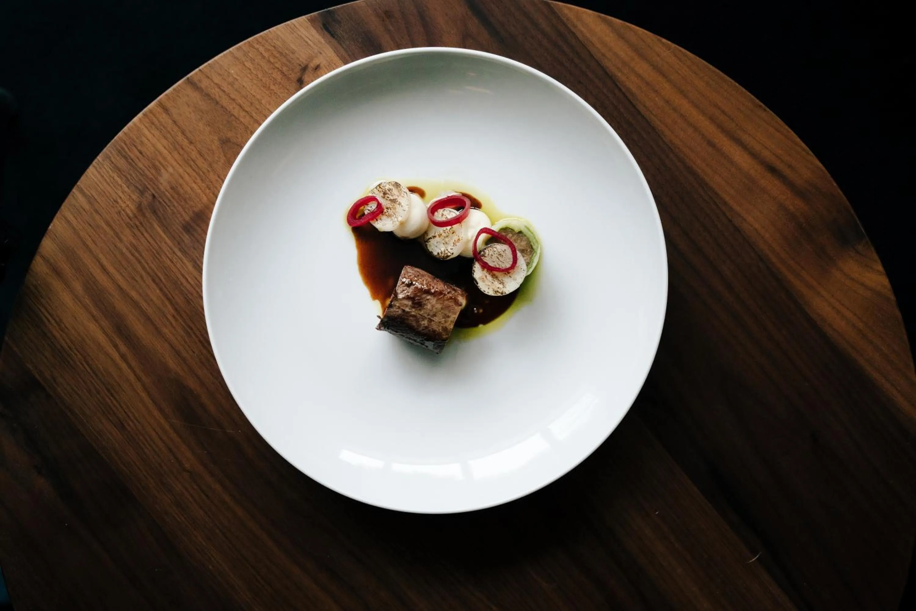 Food close-up in Hotel Gastronomique de Echoput