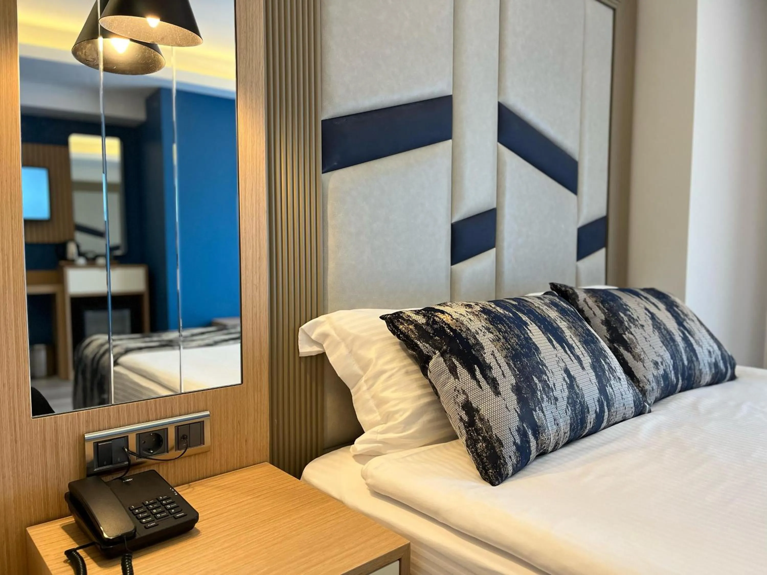 Decorative detail, Bed in Downtown Sirkeci Hotel