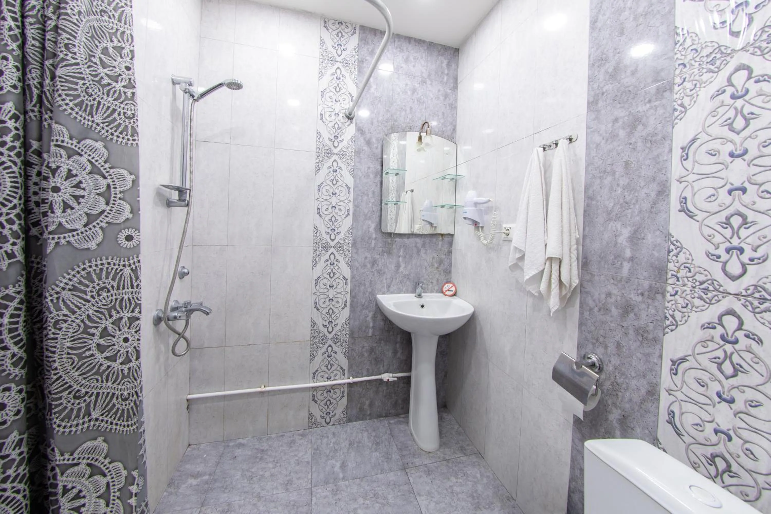 Shower in Armena Hostel