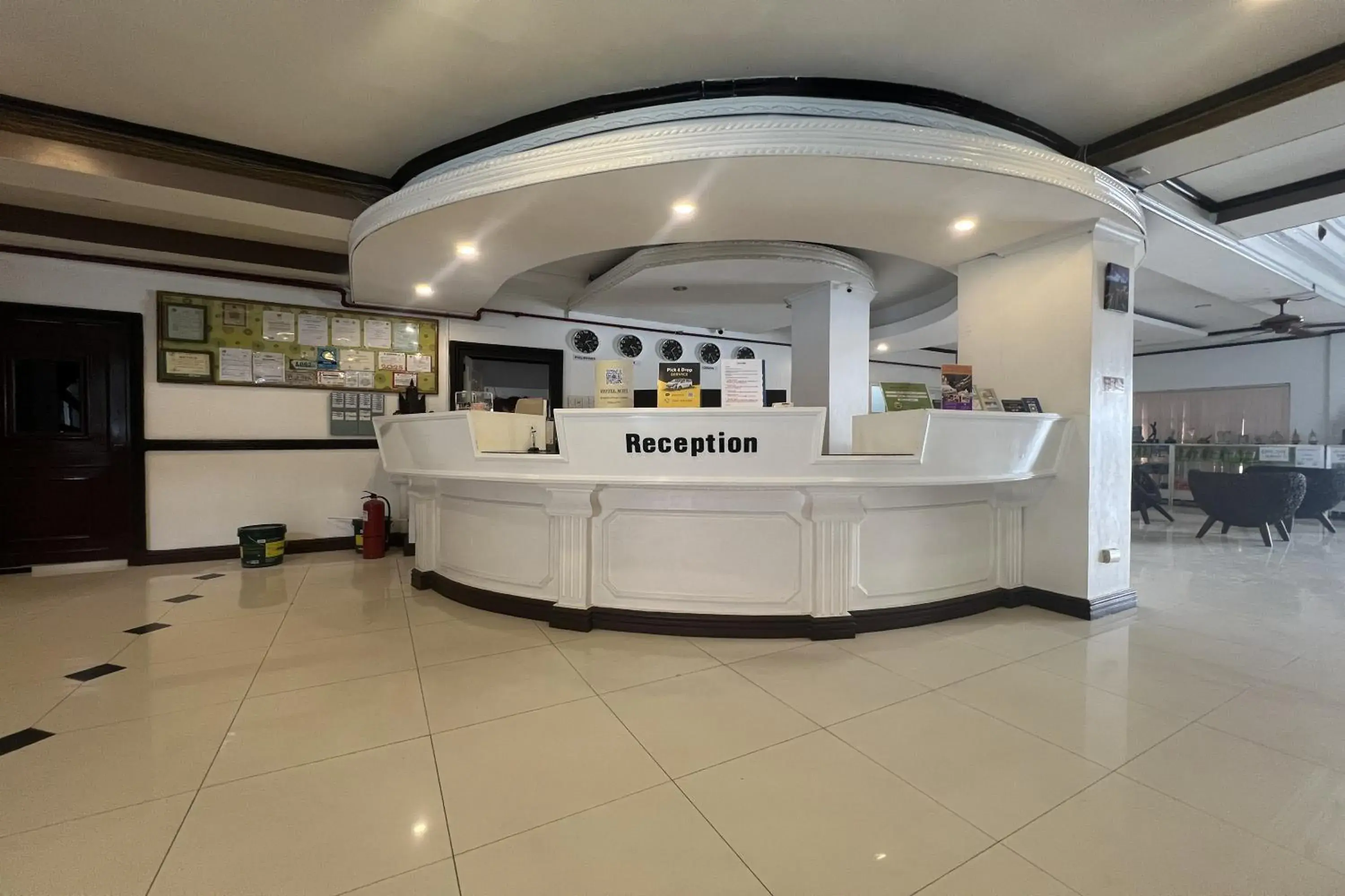 Lobby or reception in Angeles Palace Hotel Lobby or reception in Angeles Palace Hotel