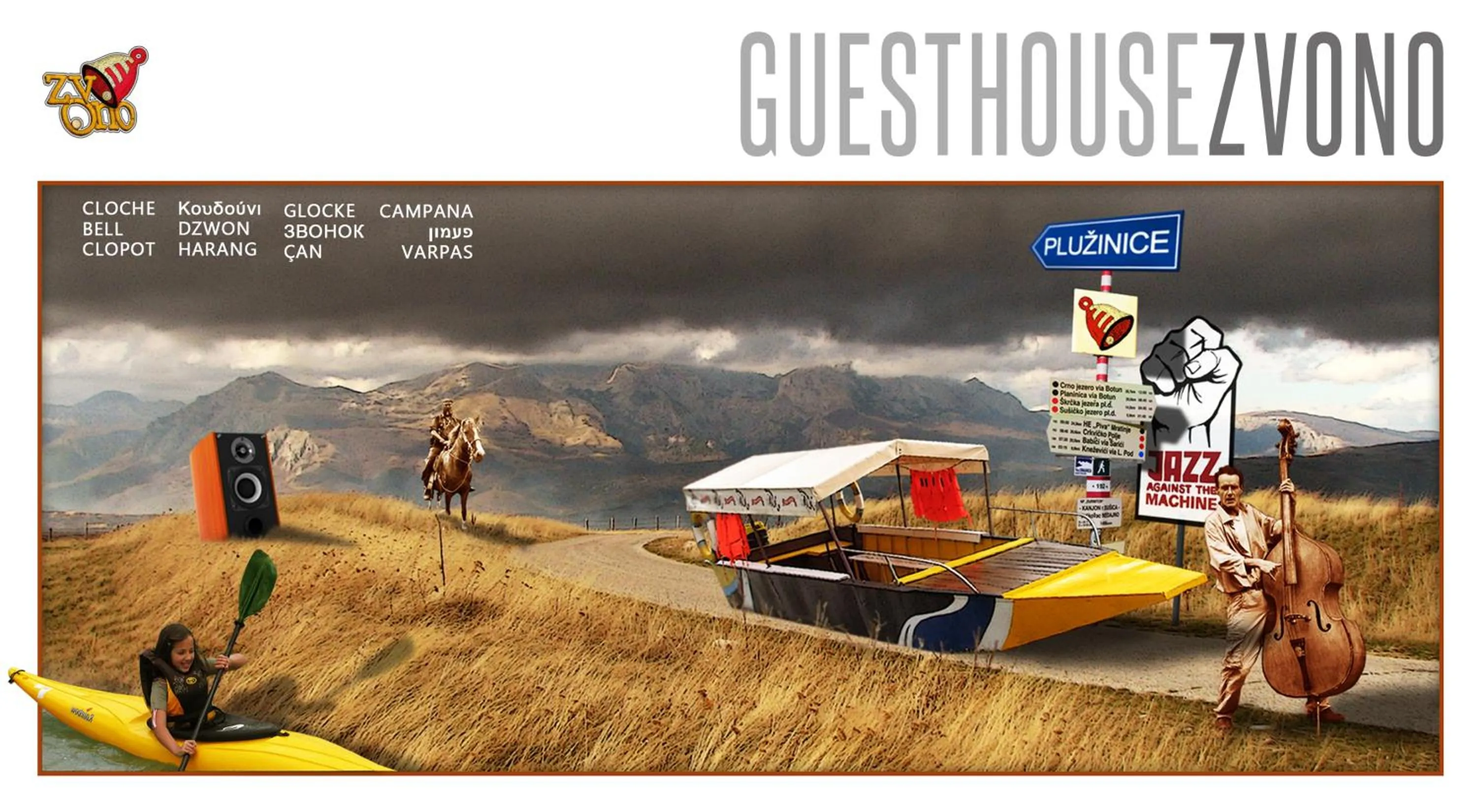 Property building in Guesthouse Zvono