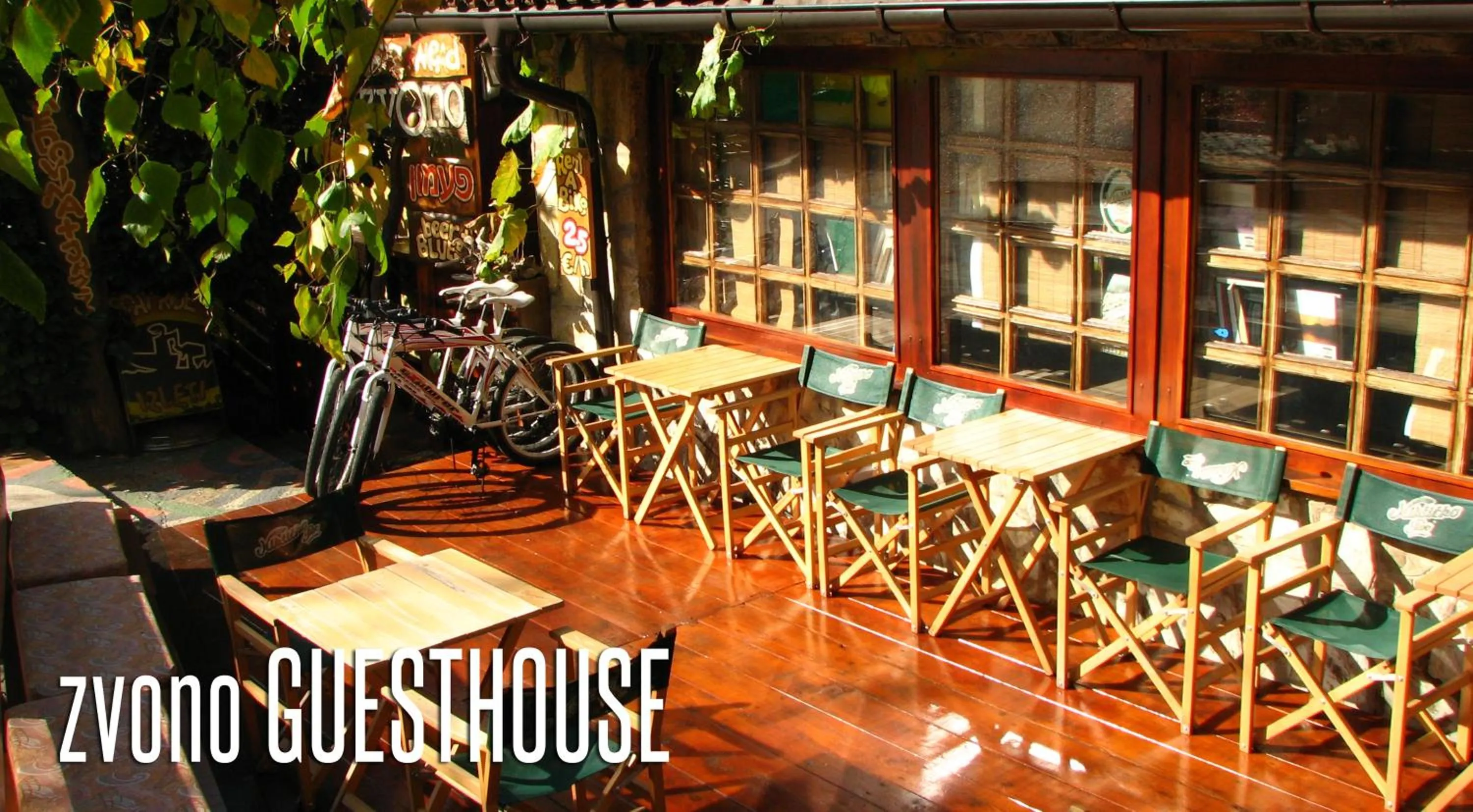 Text overlay in Guesthouse Zvono