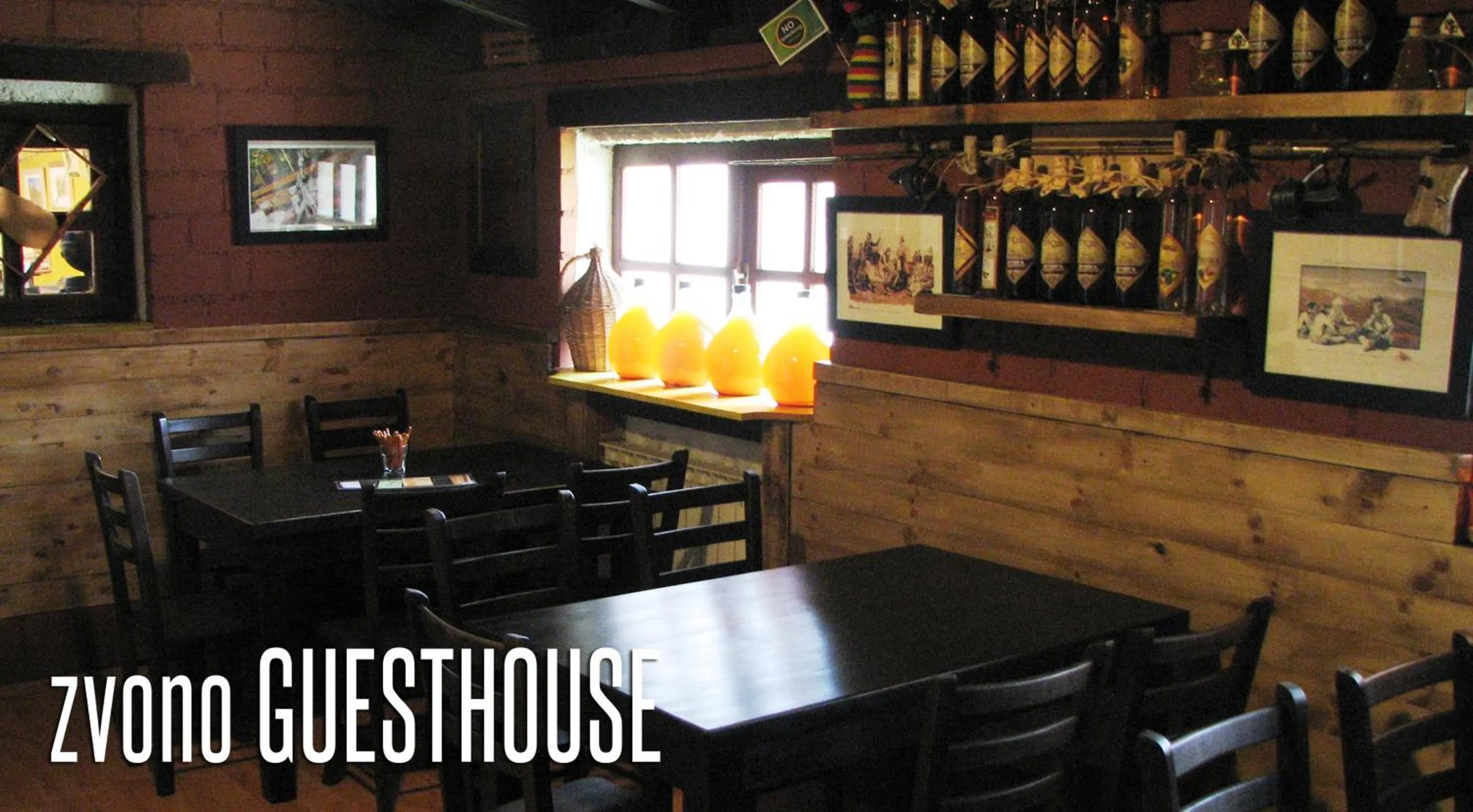 Text overlay in Guesthouse Zvono