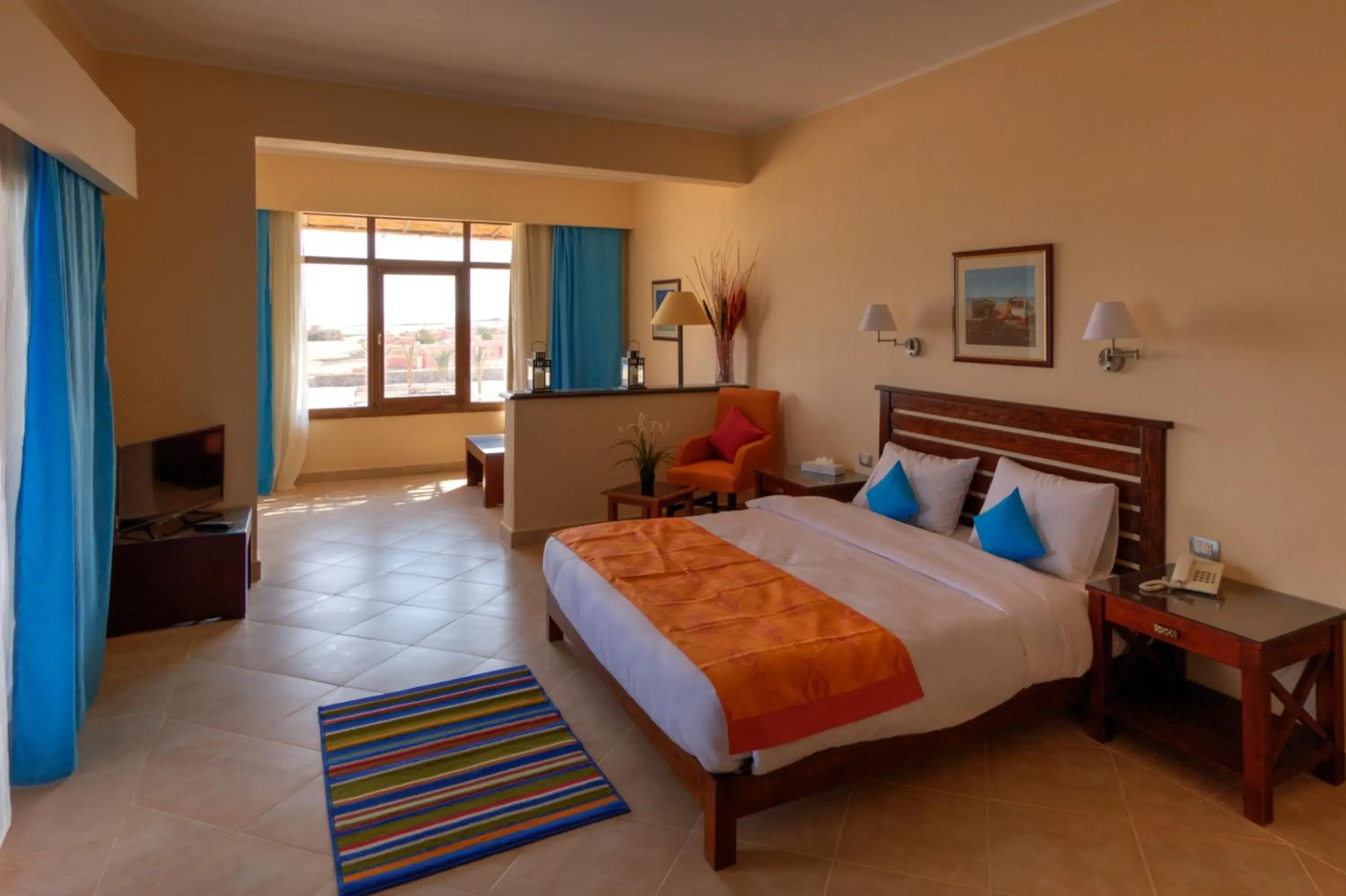 Photo of the whole room, Bed in Viva Blue Resort and Diving Sharm El Naga (Adults Only)