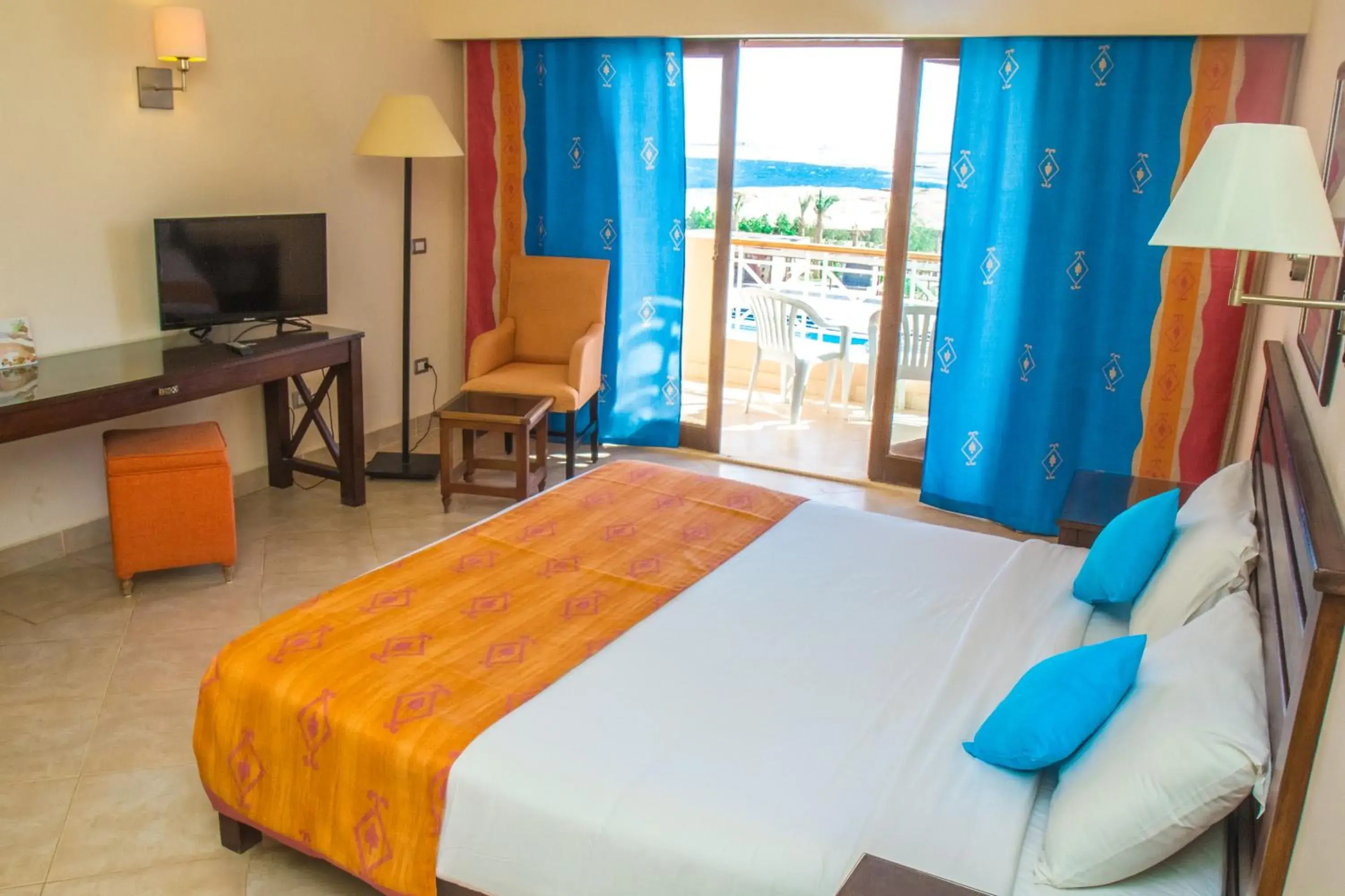 Photo of the whole room, Bed in Viva Blue Resort and Diving Sharm El Naga (Adults Only)