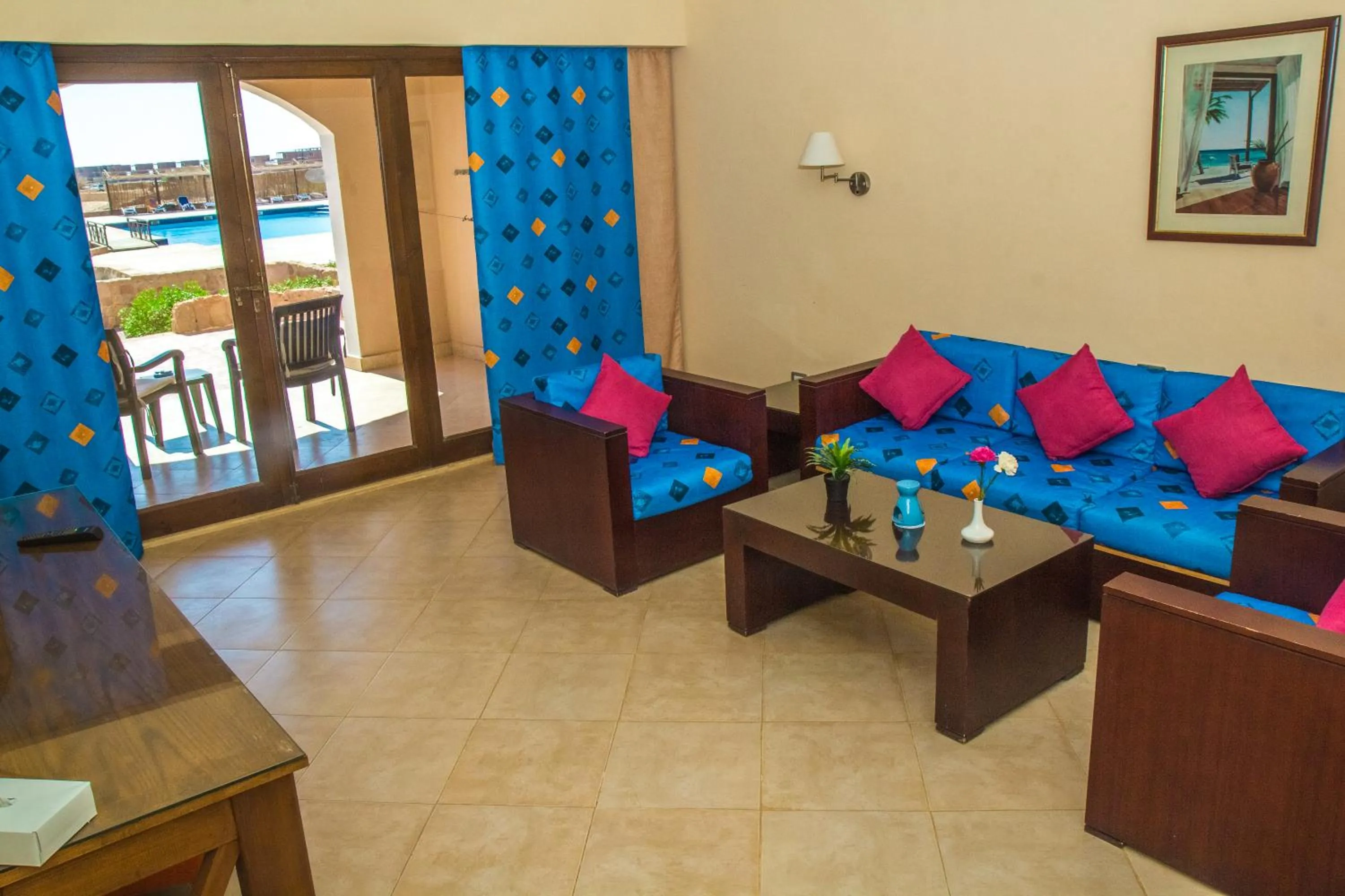Living room in Viva Blue Resort and Diving Sharm El Naga (Adults Only)