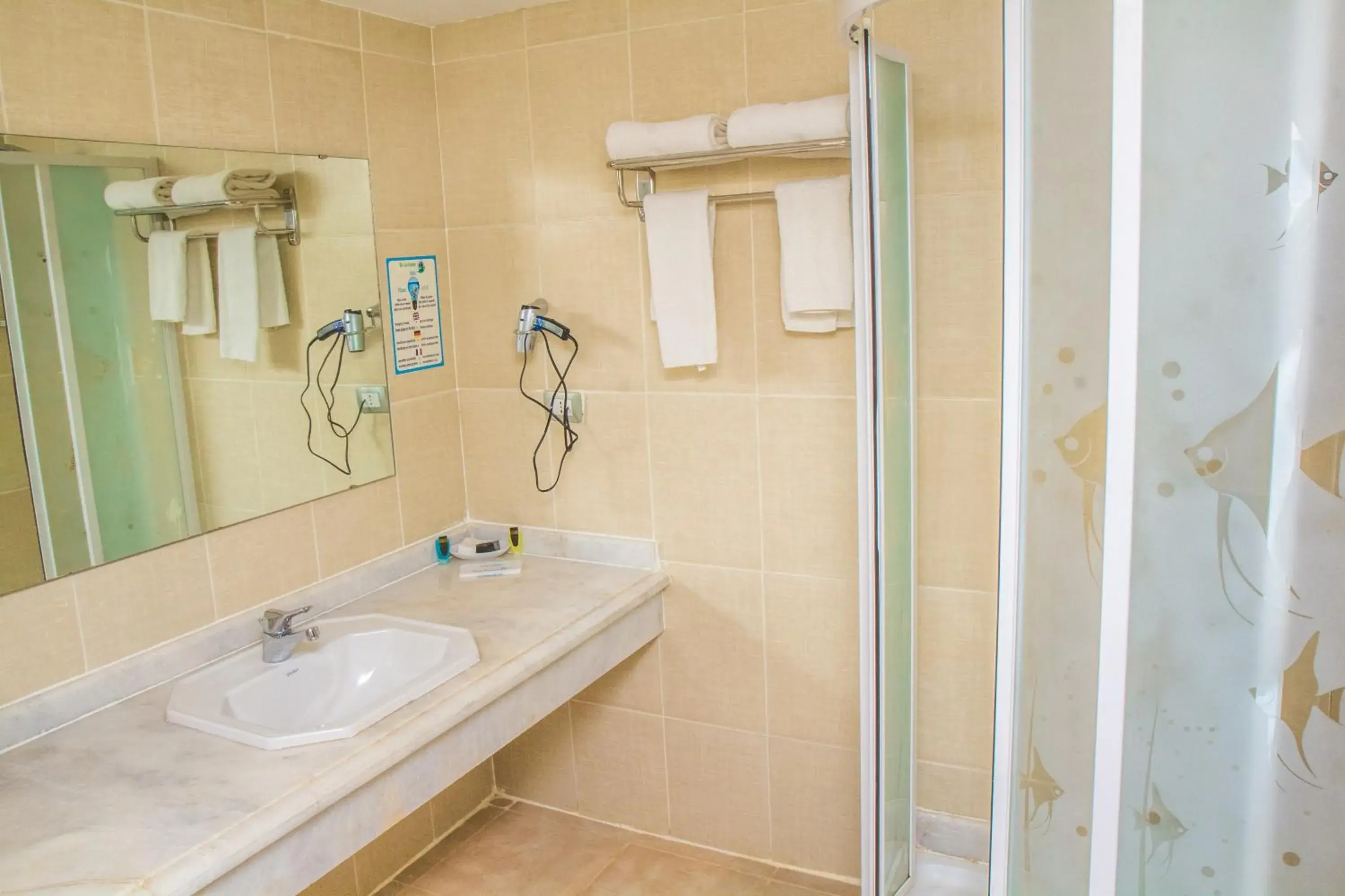 Bathroom in Viva Blue Resort and Diving Sharm El Naga (Adults Only)