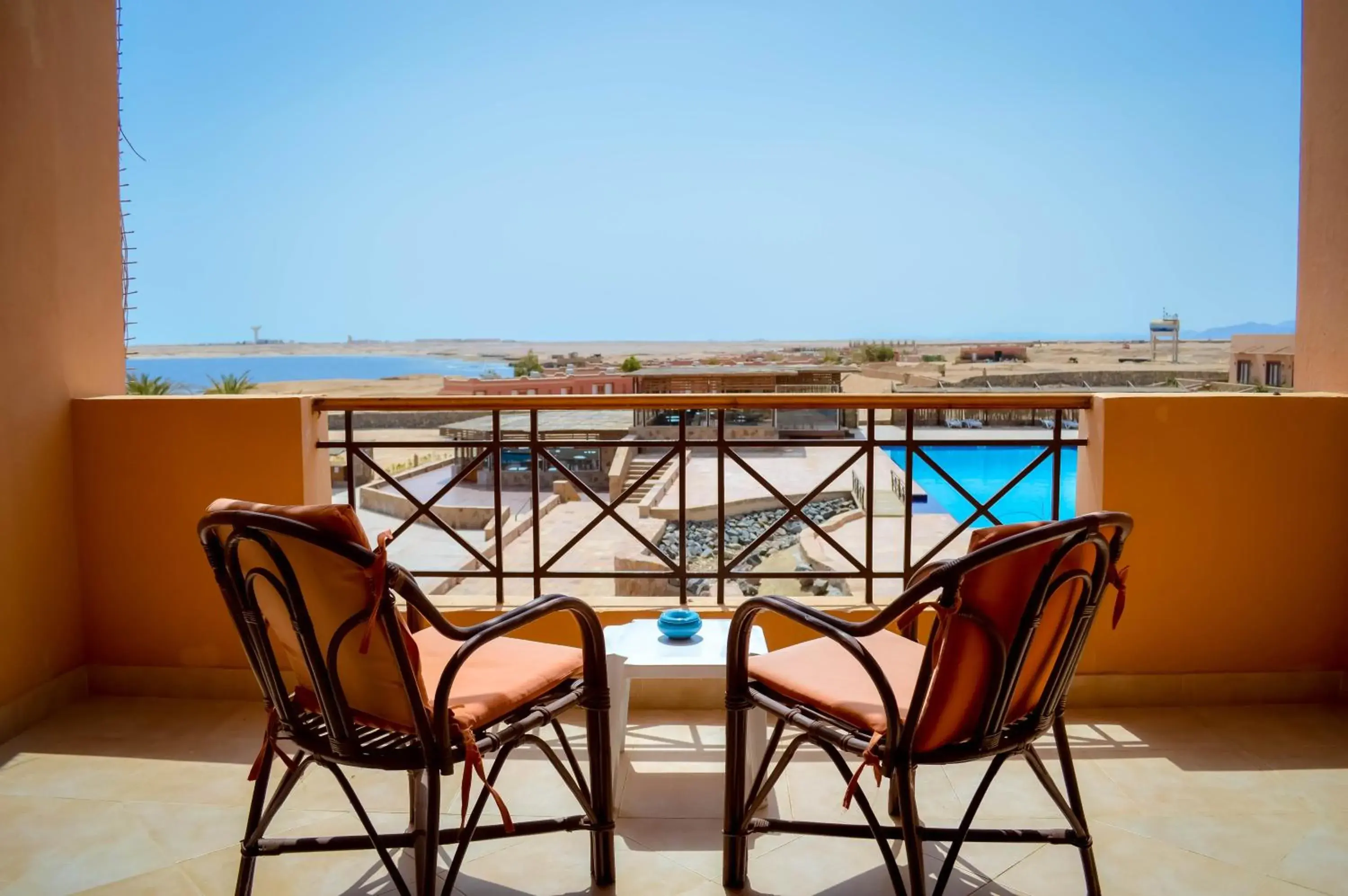 Balcony/Terrace in Viva Blue Resort and Diving Sharm El Naga (Adults Only)