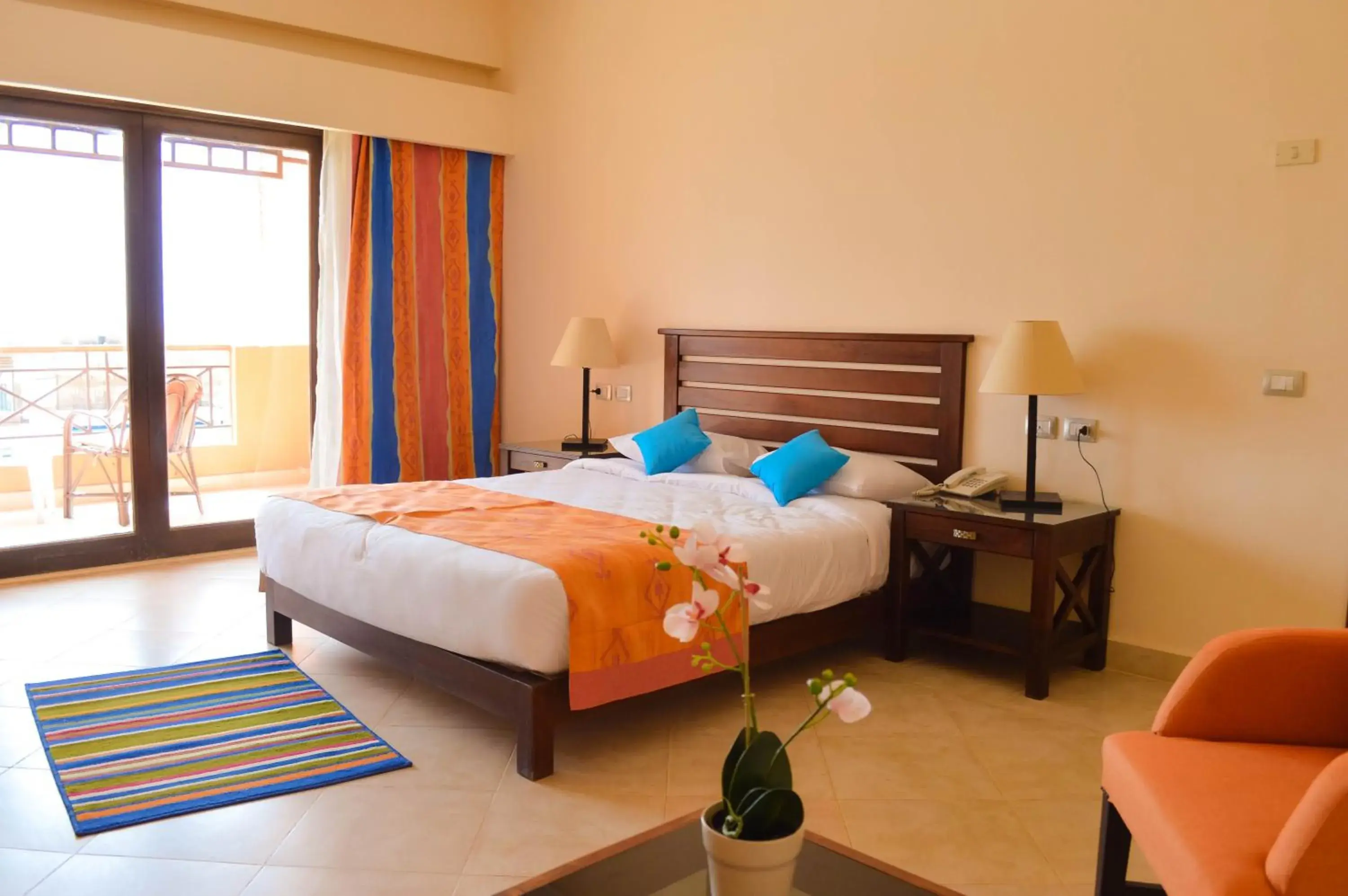 Bedroom, Bed in Viva Blue Resort and Diving Sharm El Naga (Adults Only)