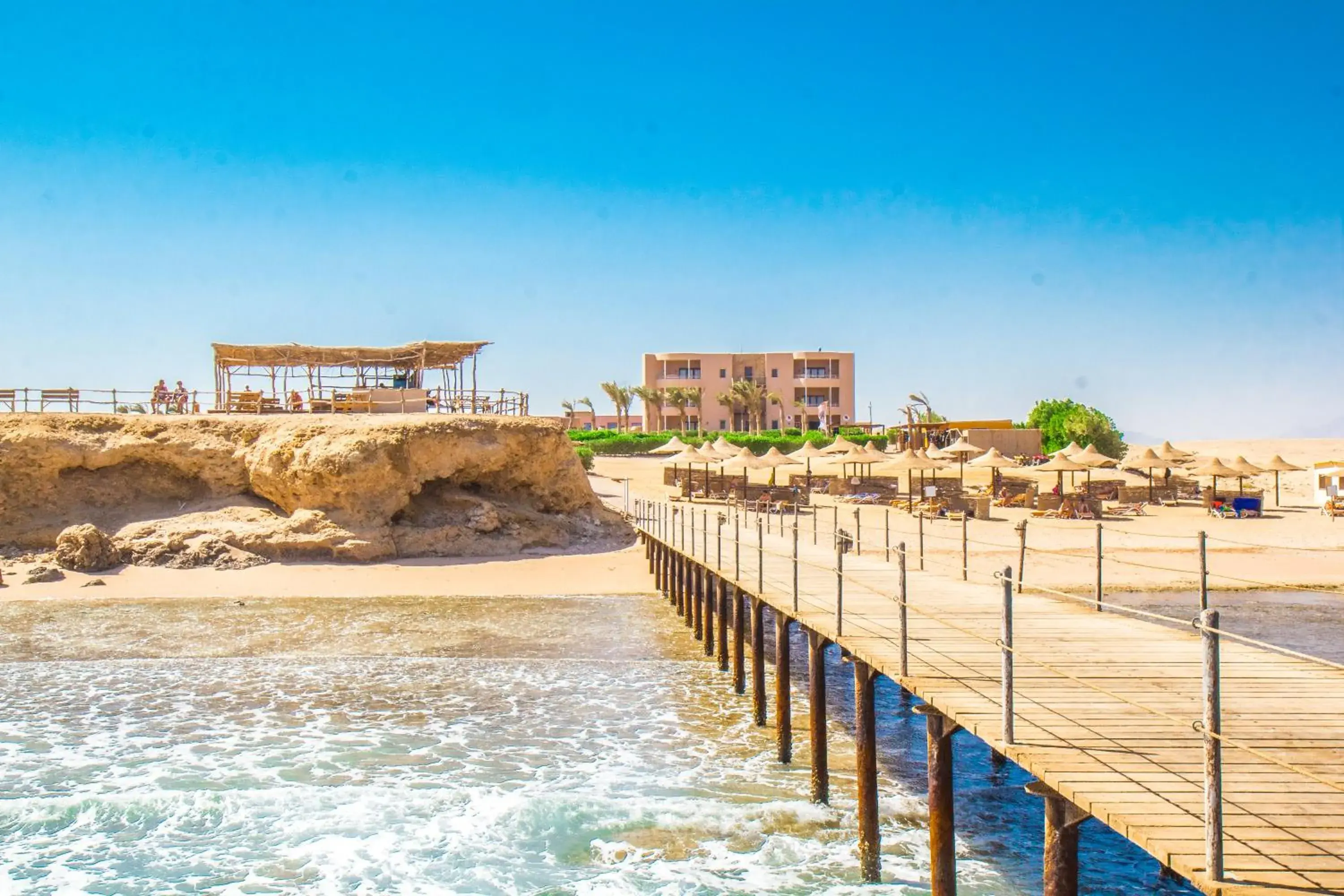 Beach in Viva Blue Resort and Diving Sharm El Naga (Adults Only)