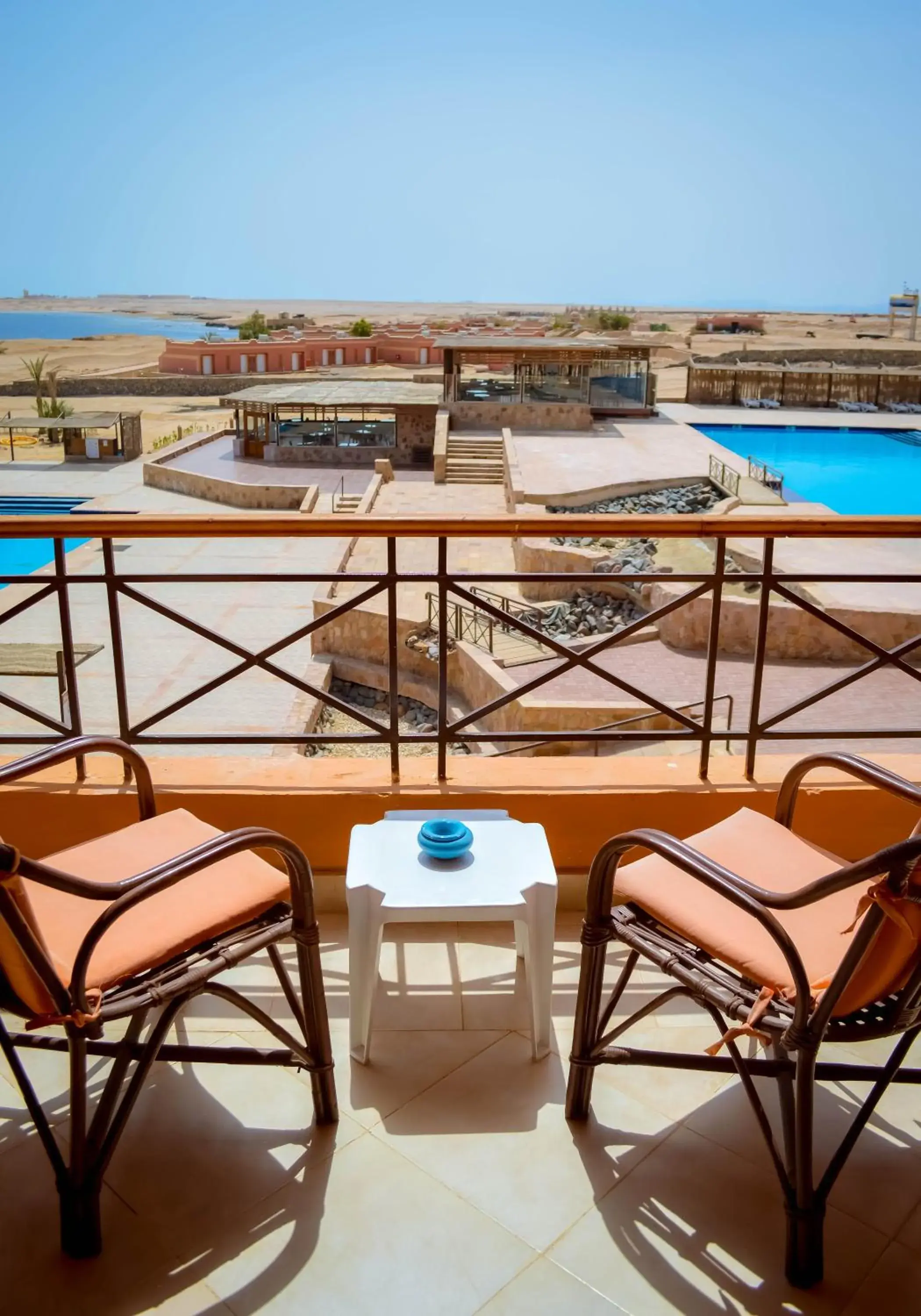 Balcony/Terrace in Viva Blue Resort and Diving Sharm El Naga (Adults Only)
