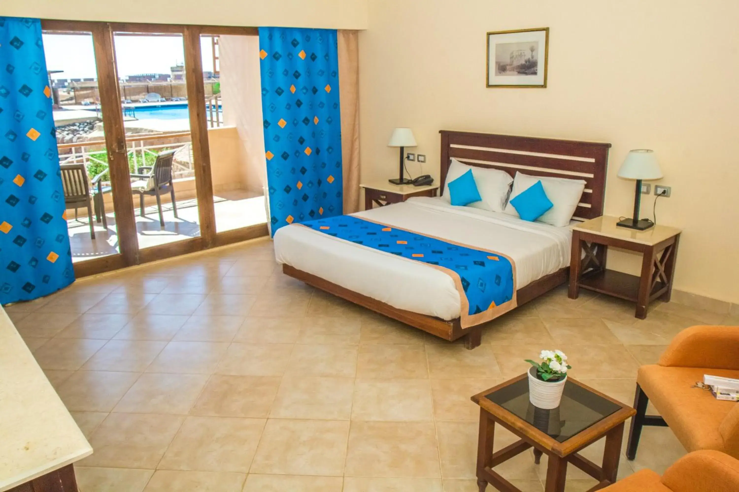 Photo of the whole room, Bed in Viva Blue Resort and Diving Sharm El Naga (Adults Only)