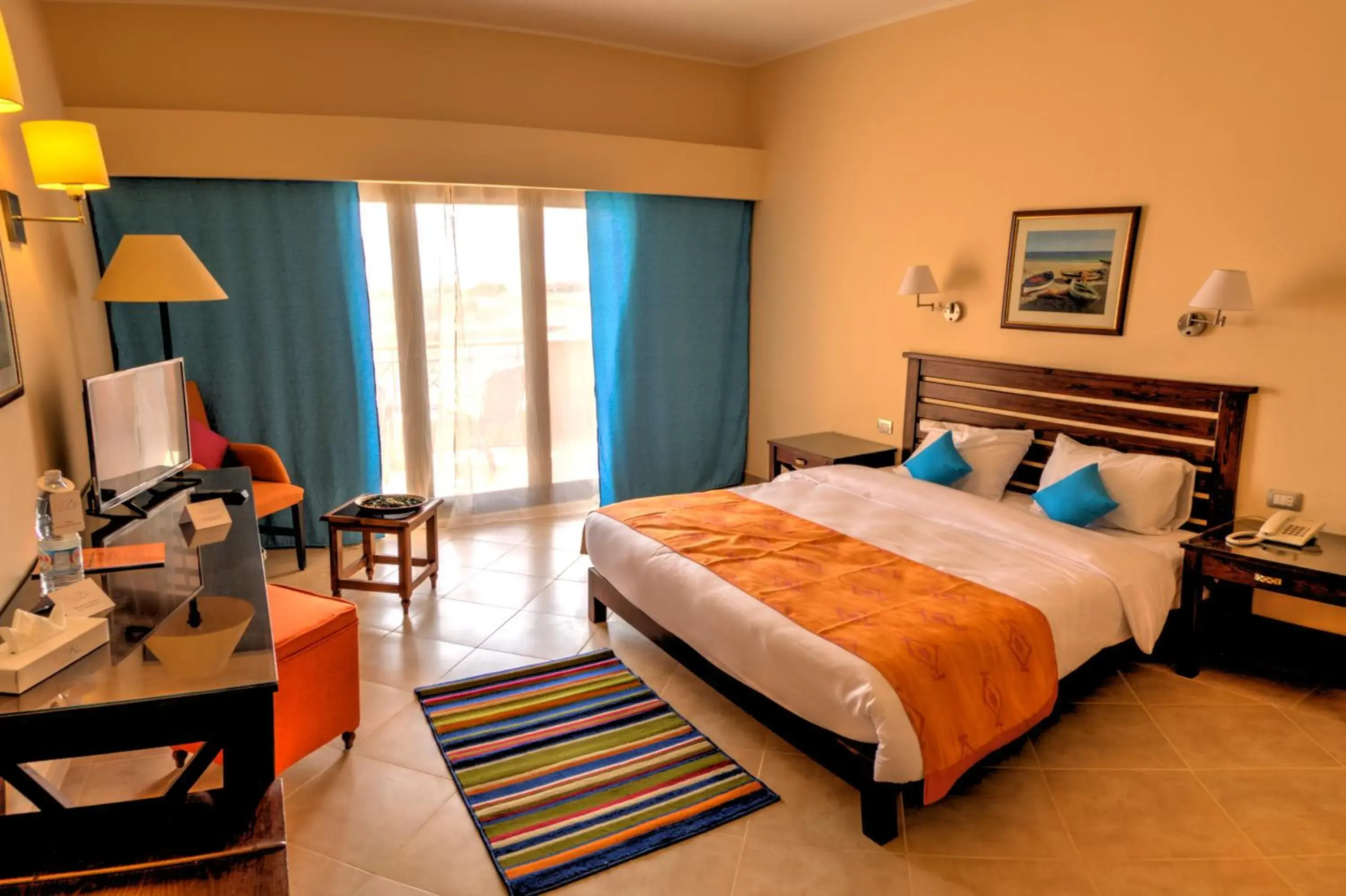Photo of the whole room, Bed in Viva Blue Resort and Diving Sharm El Naga (Adults Only)