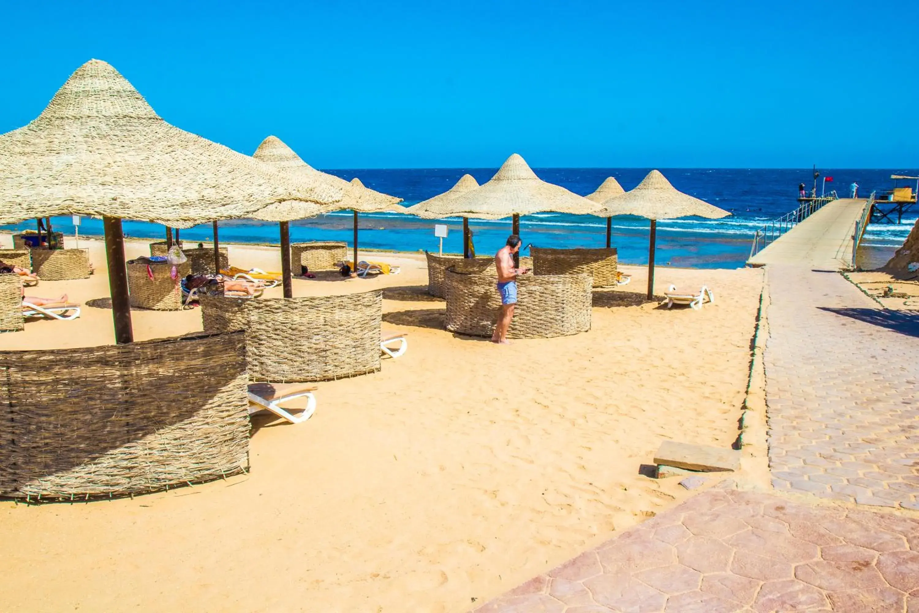 Beach in Viva Blue Resort and Diving Sharm El Naga (Adults Only)