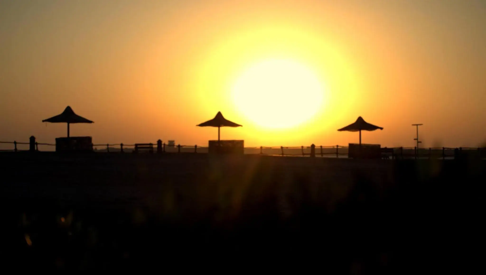 Sunset in Viva Blue Resort and Diving Sharm El Naga (Adults Only)