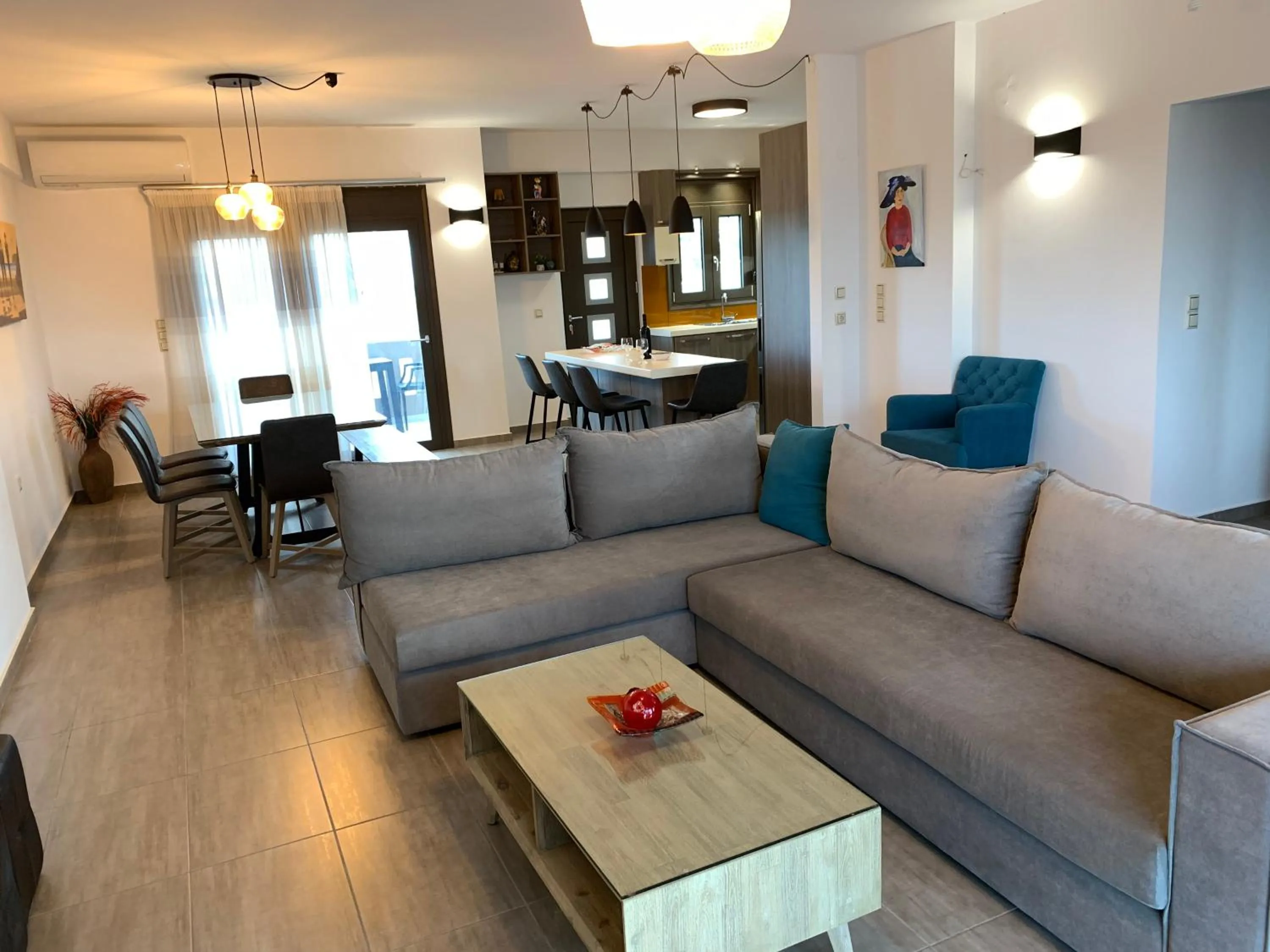 Living room in Angela Apartments