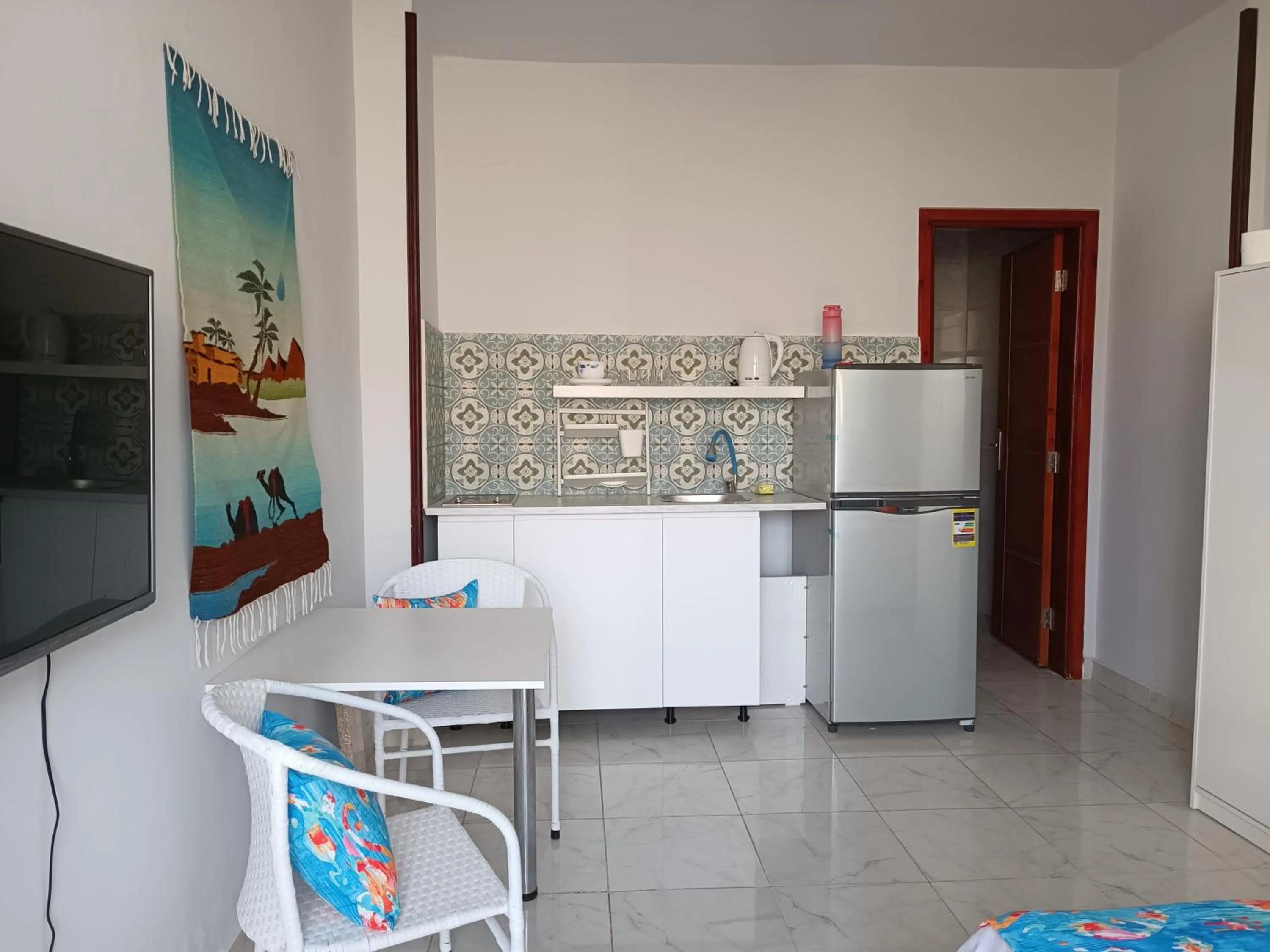 Pool view studio with terrace