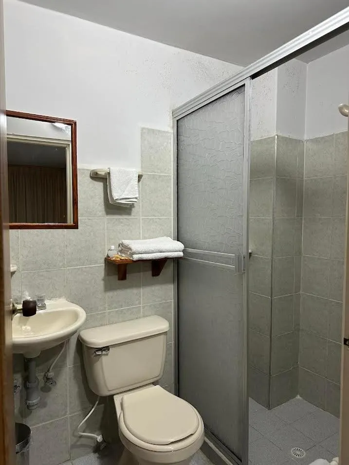 Bathroom in HOTEL ARMENIA CENTRO , TENEMOS AGUA CALIENTE y FACTURACION ELECTRONICA, Gracias