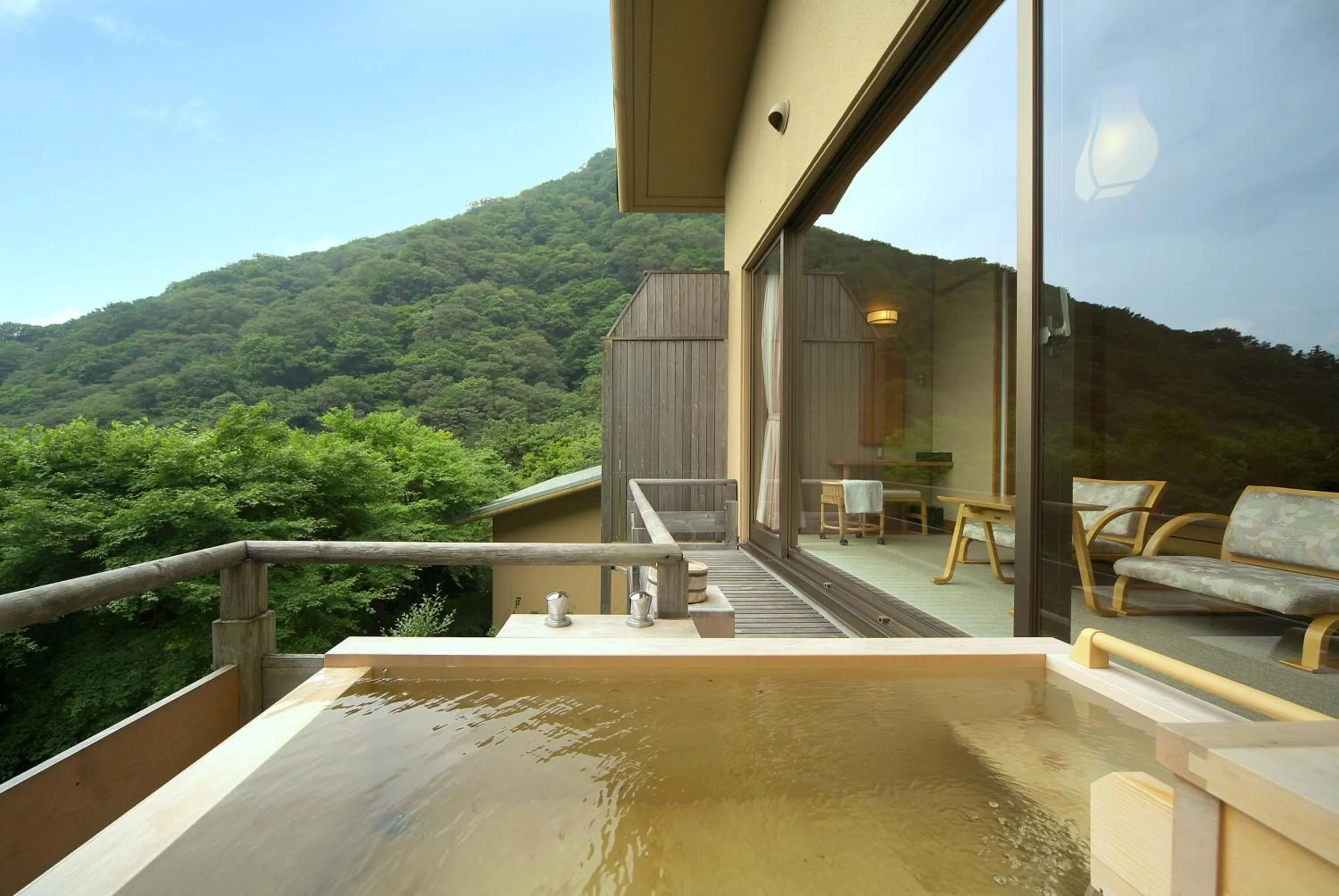 Hot Spring Bath in Takimotokan Yuki No Sato