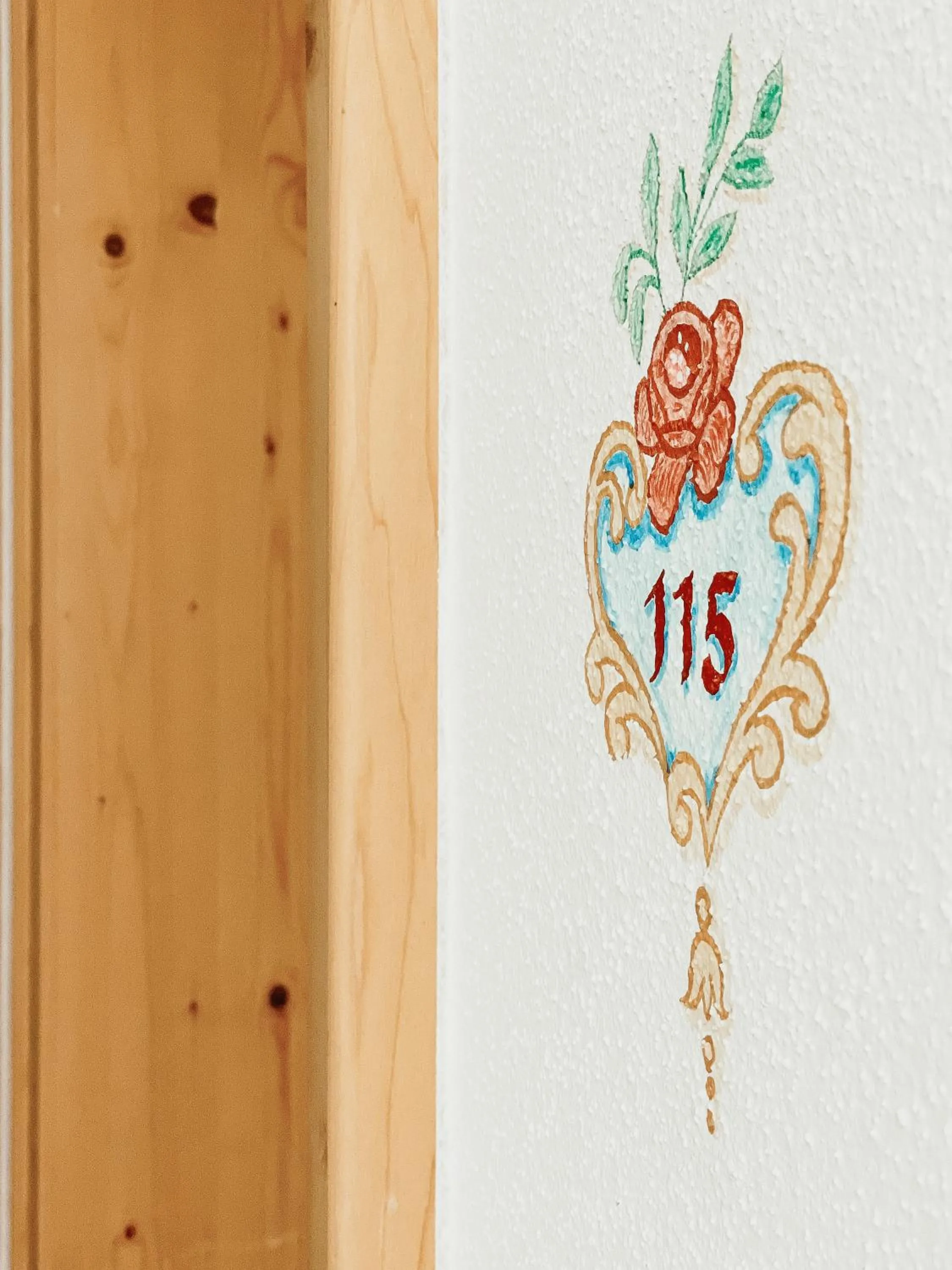 Decorative detail in Alpenhotel Tirolerhof Gerlos