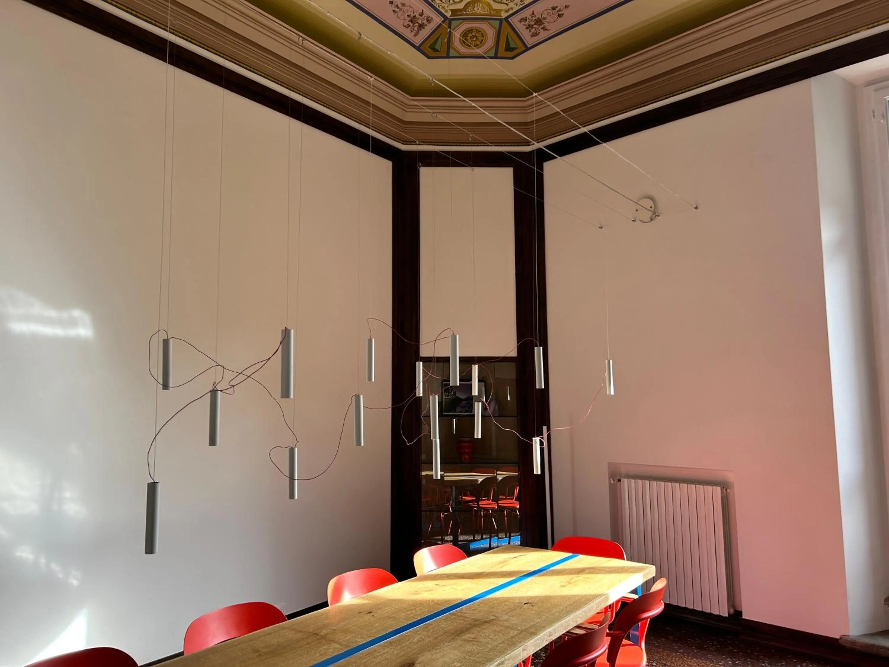 Communal lounge/ TV room in Frame Bologna