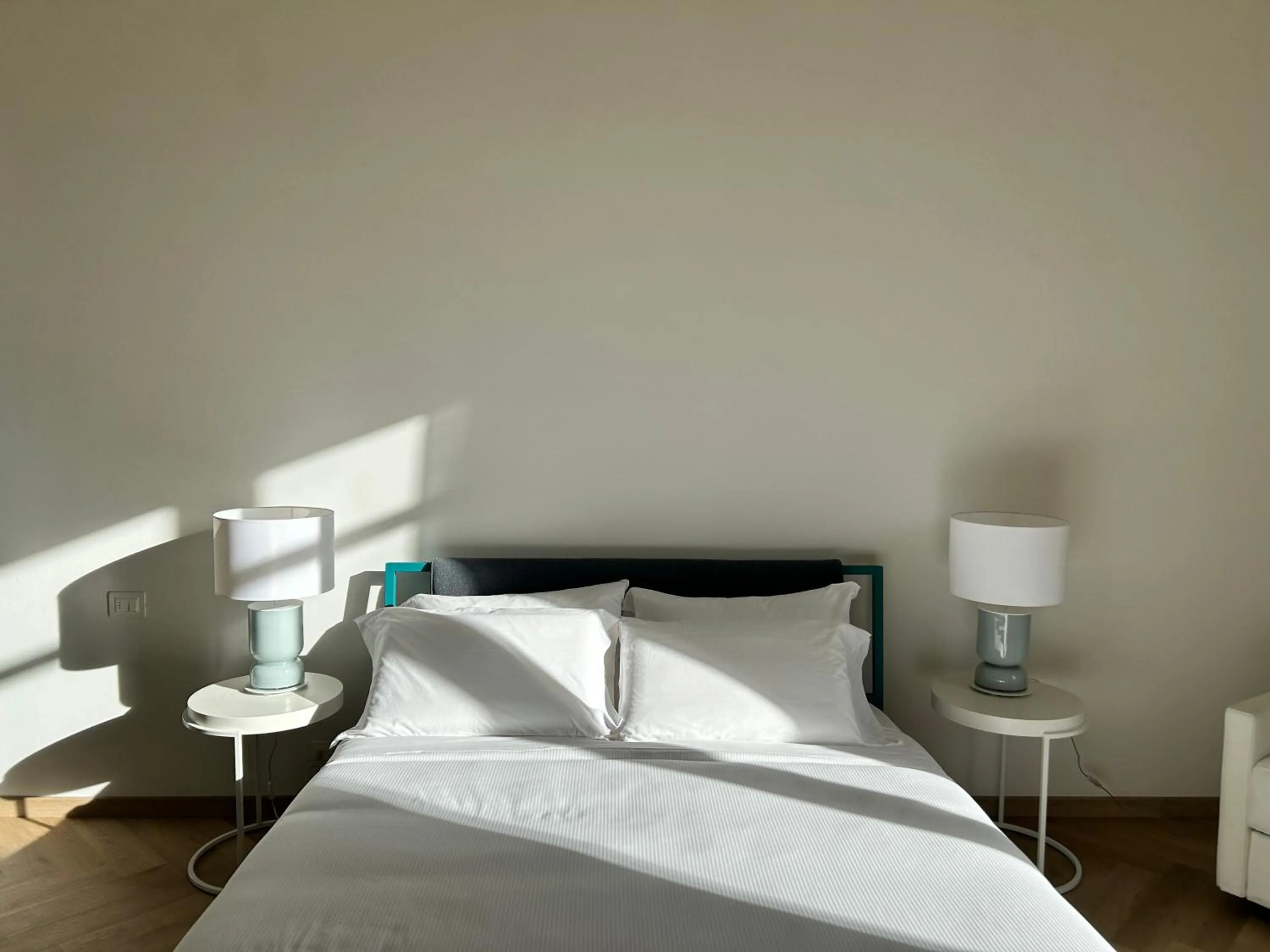 Bedroom, Bed in Frame Bologna