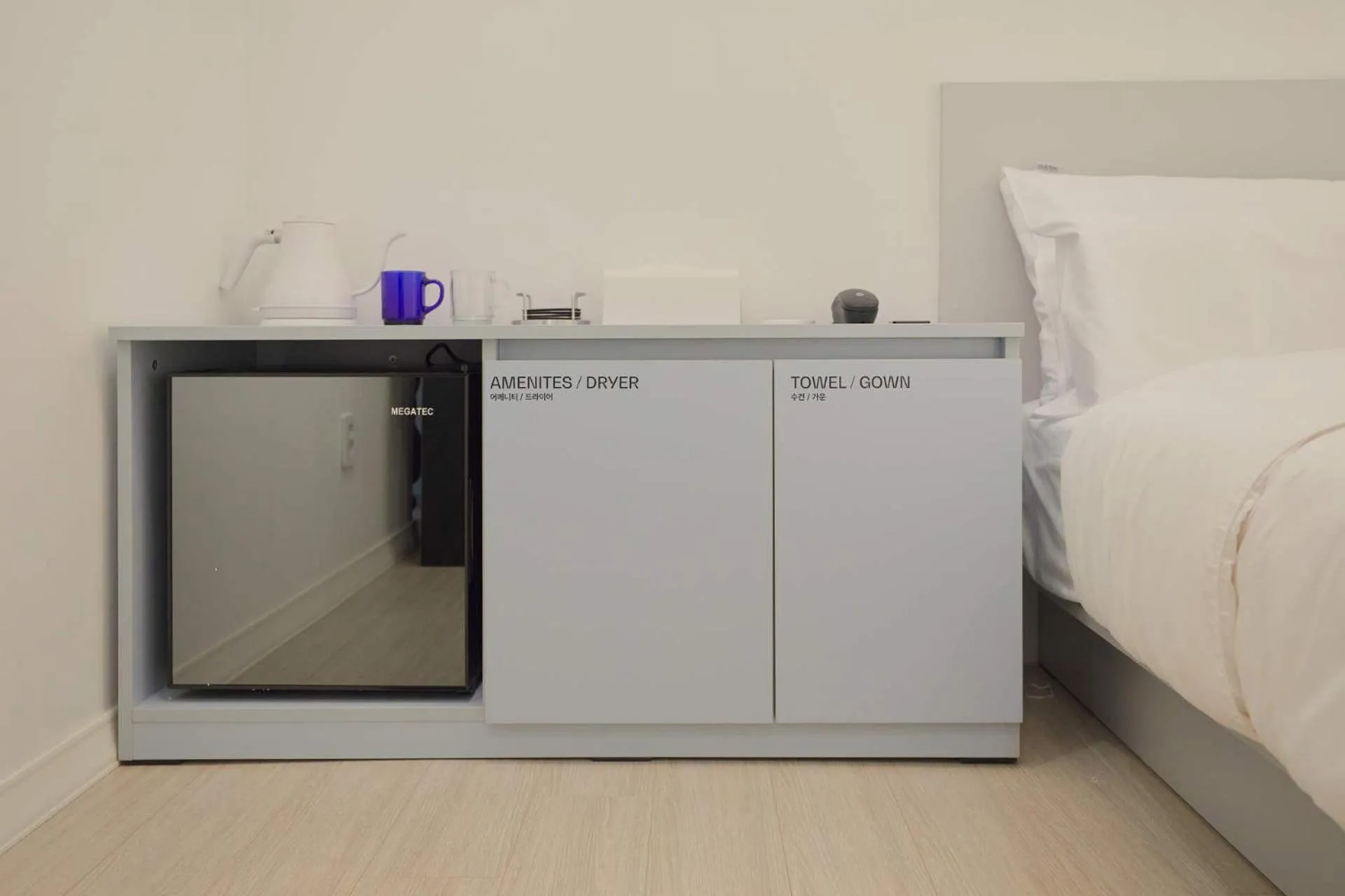 Bed in Aank Hotel Seoul Sinchon