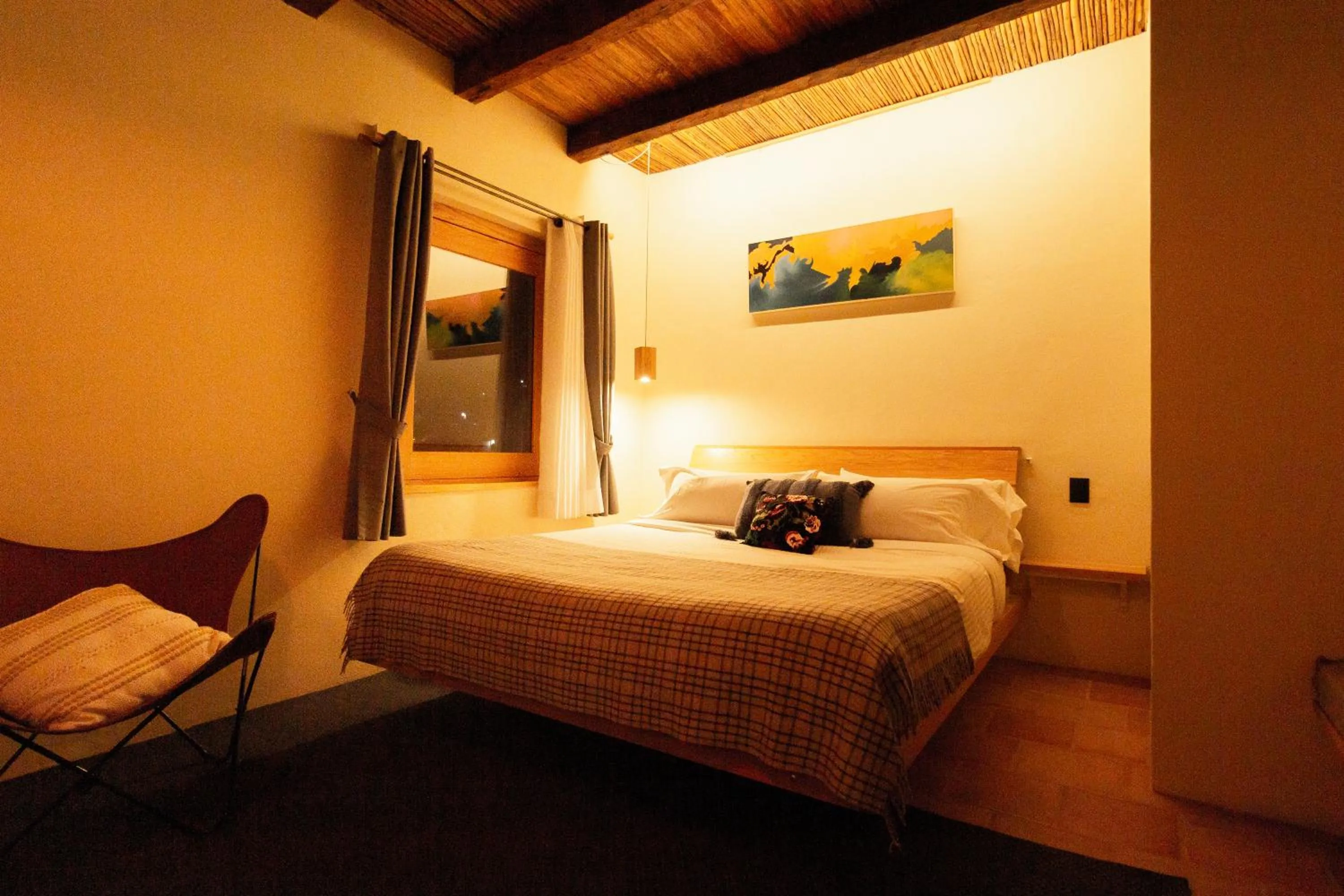 Bed in Hotel La Tarjea