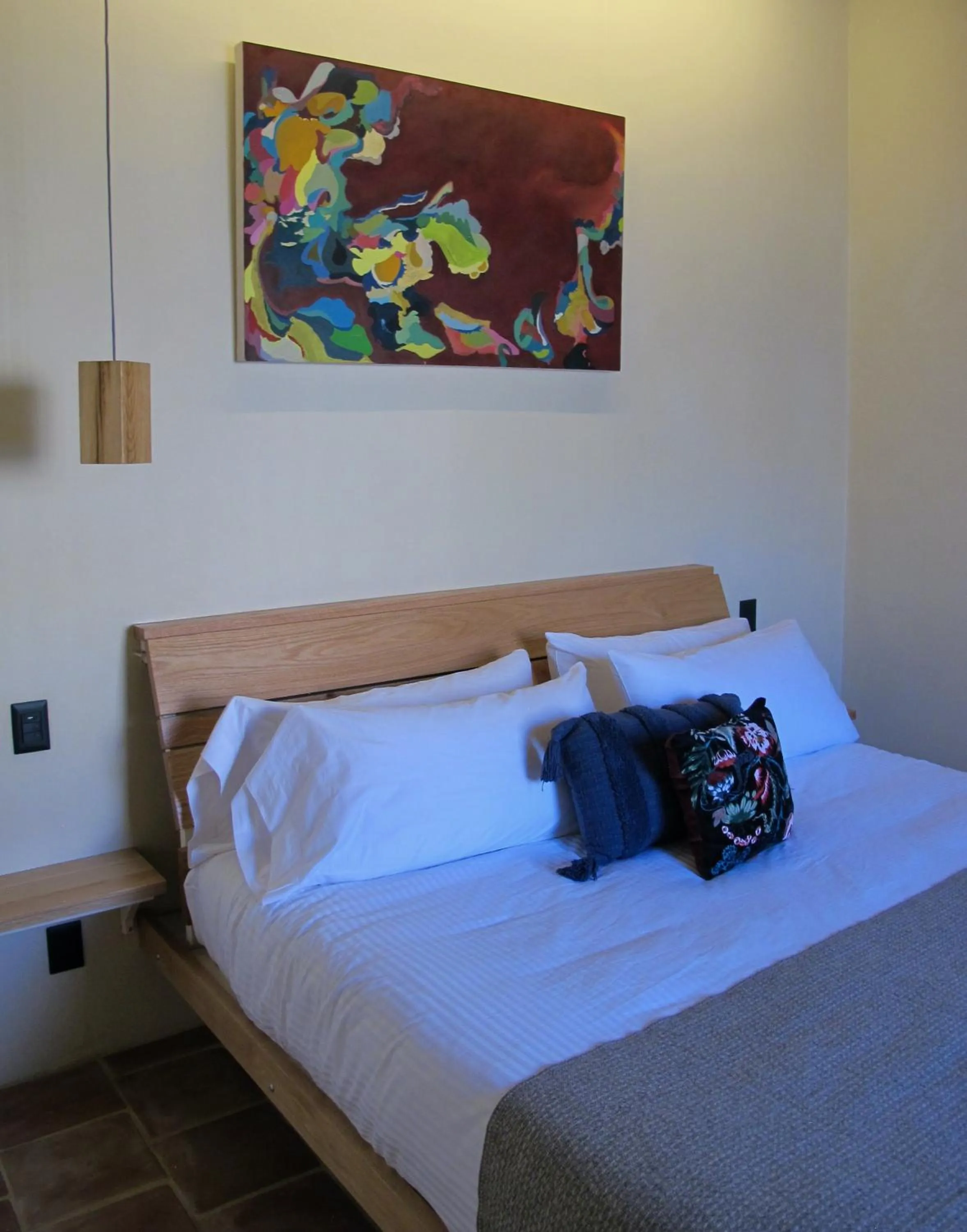 Bed in Hotel La Tarjea