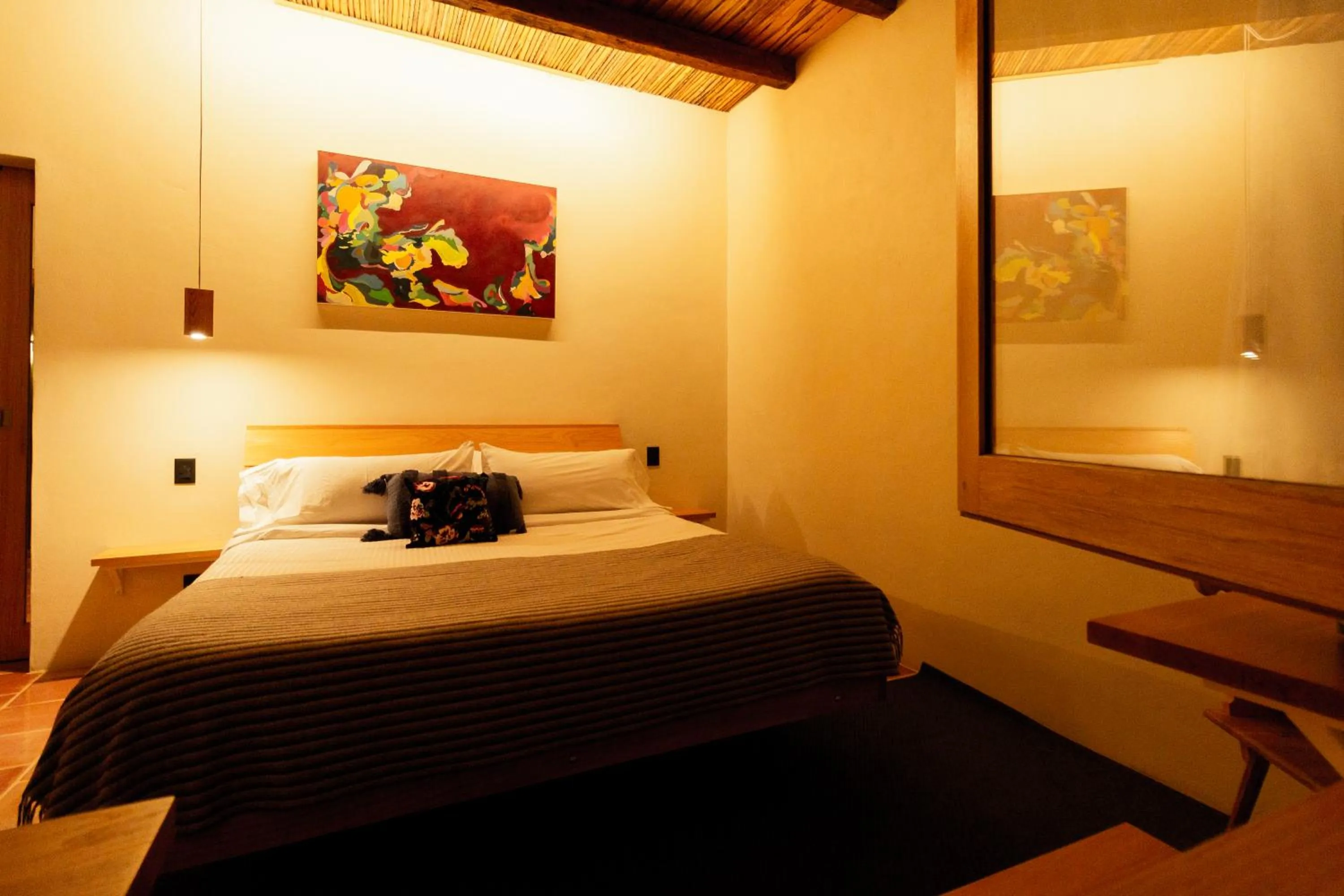 Bed in Hotel La Tarjea